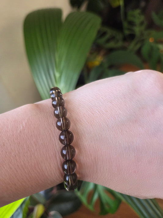 Smoky Quartz Braclet 8mm