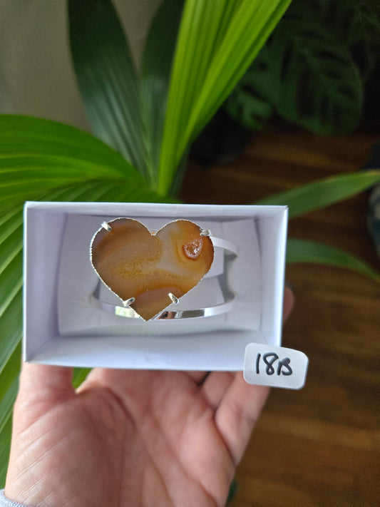 Agate Bangle Bracelet