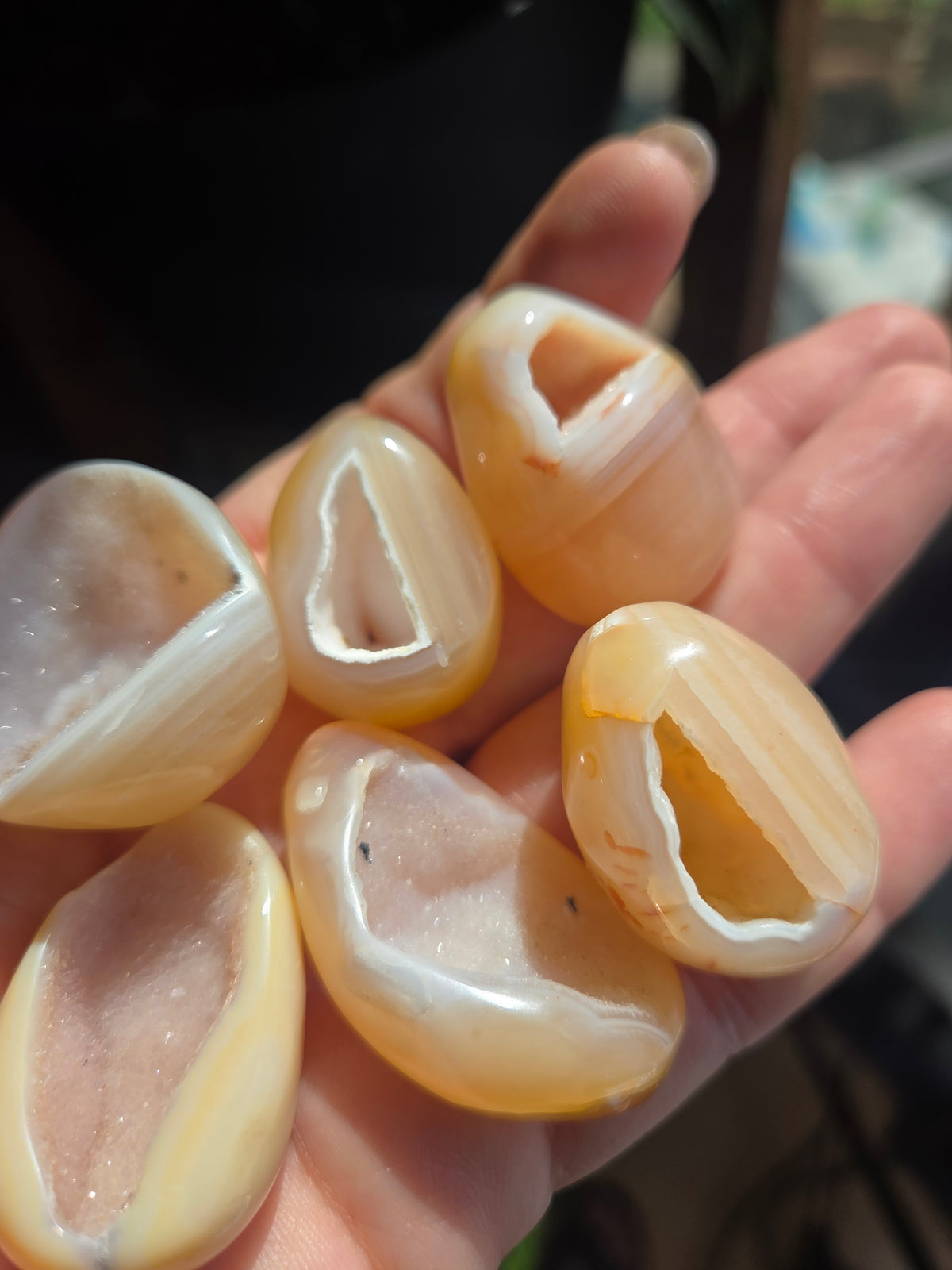Druzy Agate Eggs (6)