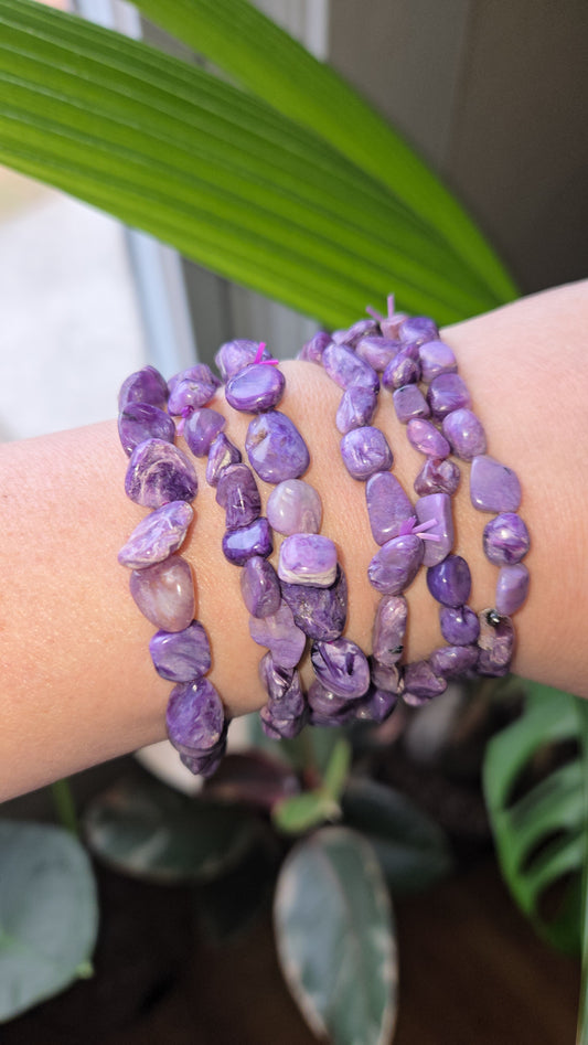 Charoite Tumble Bracelet