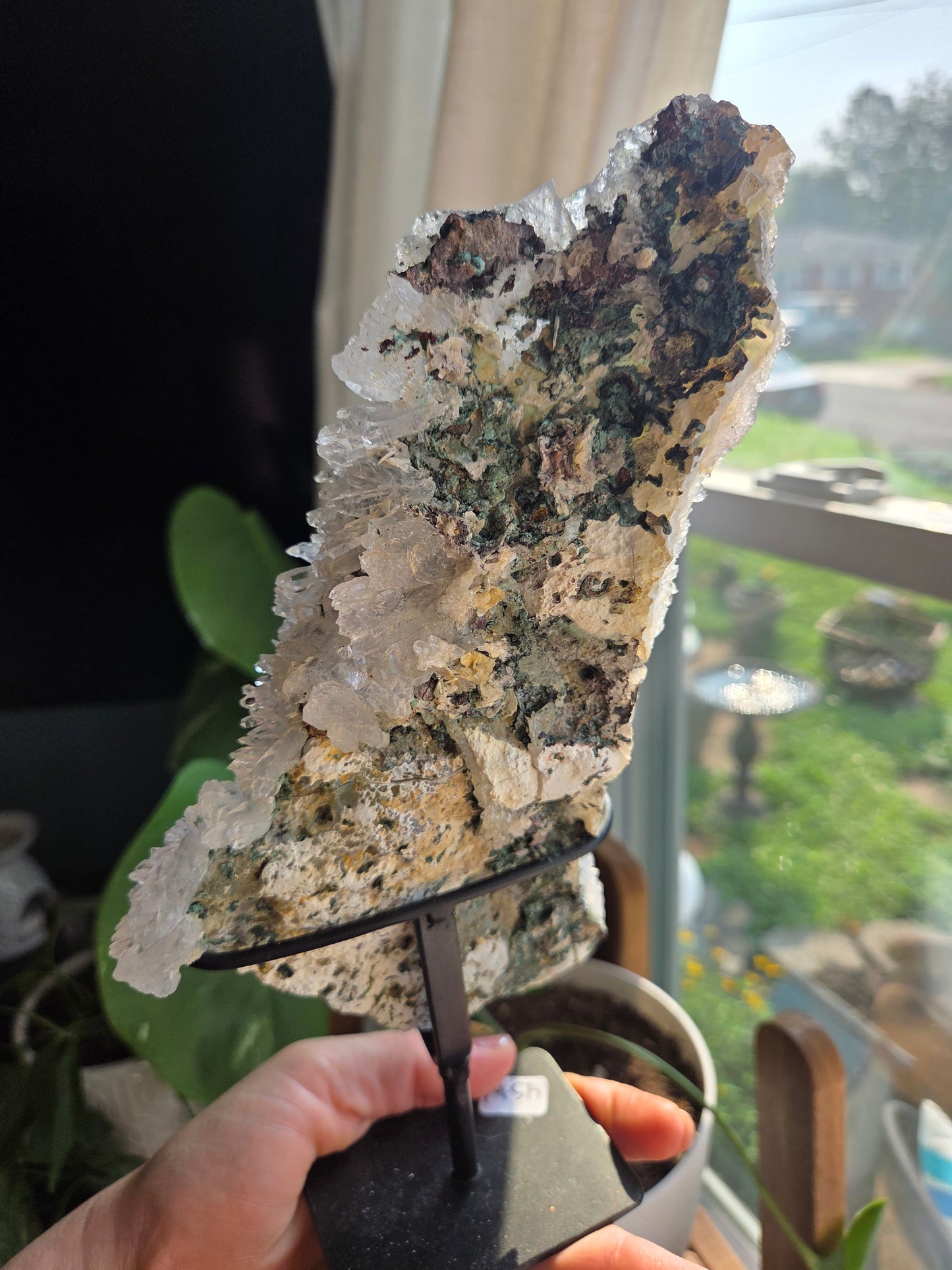 Flower Amethyst on Stand