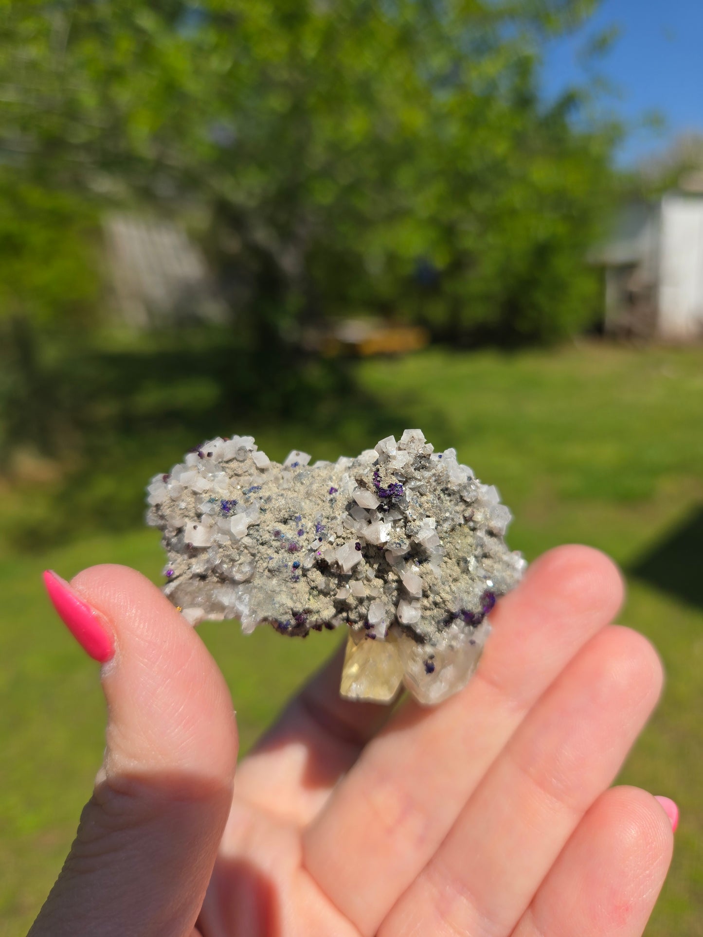 Calcite, Chalcopyrite and Dolomite Brushy Creek Mine, Missouri