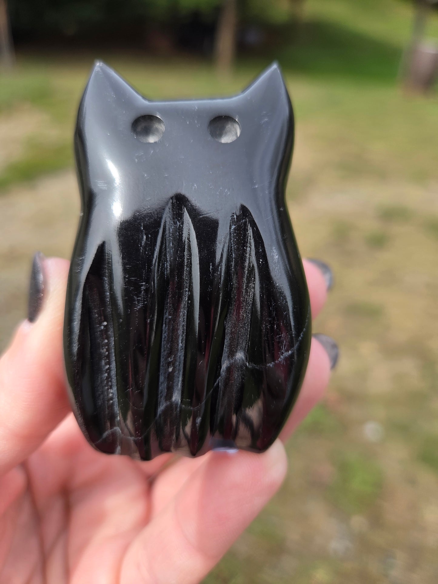 Black Marble Ghost Kitty