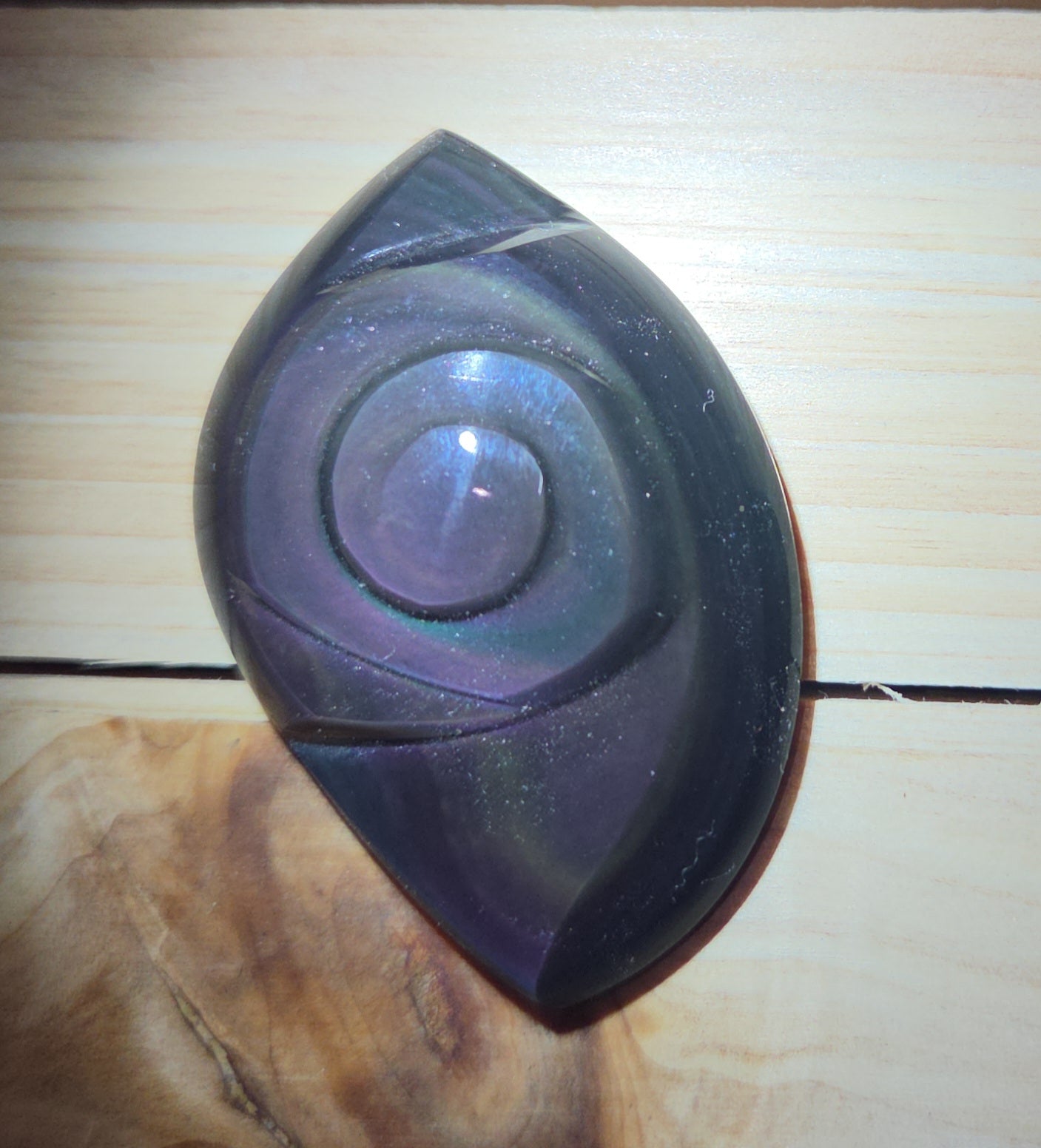 Rainbow Obsidian Carving (approximately 2")