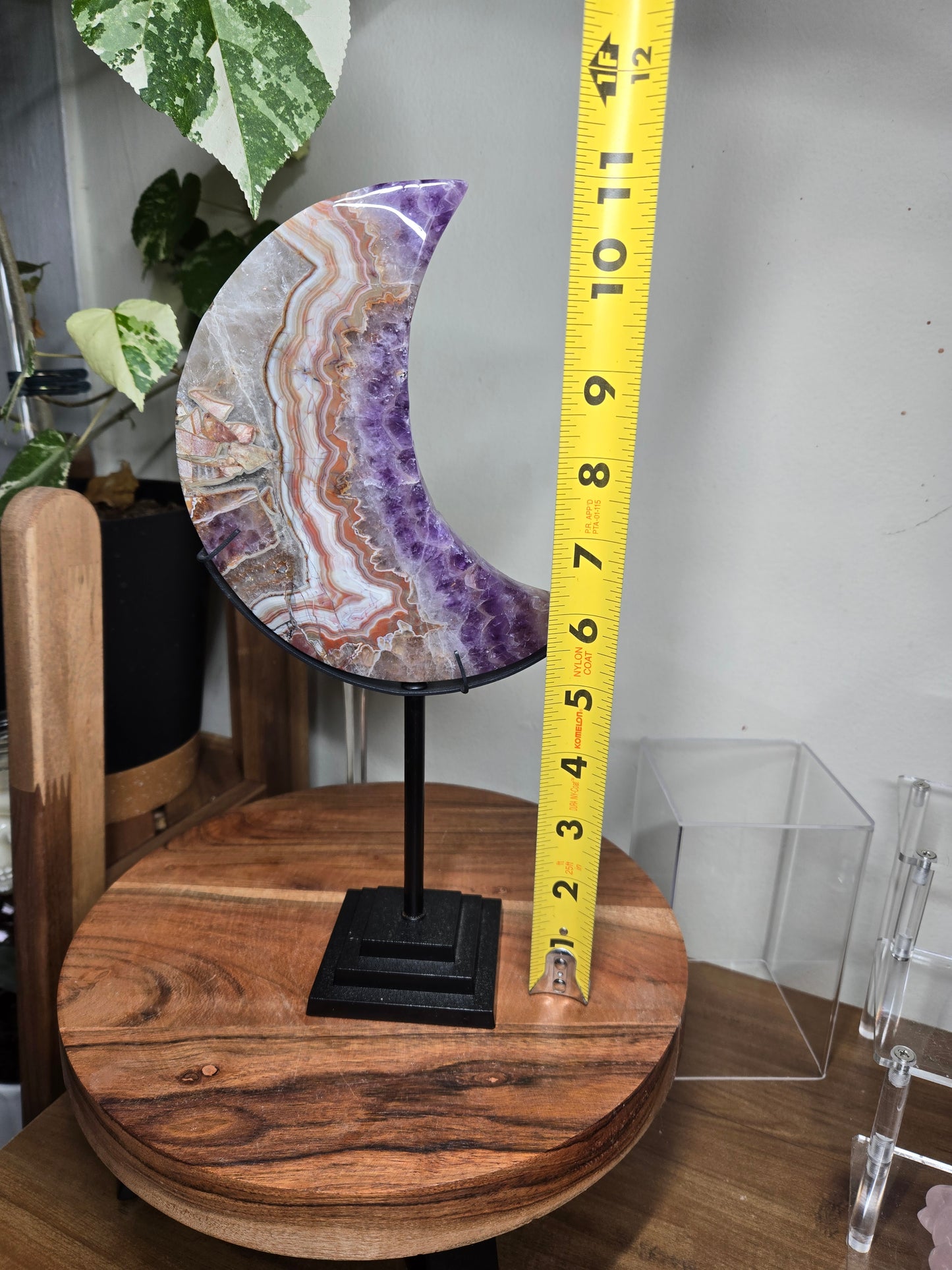 Amethyst and Agate Moon