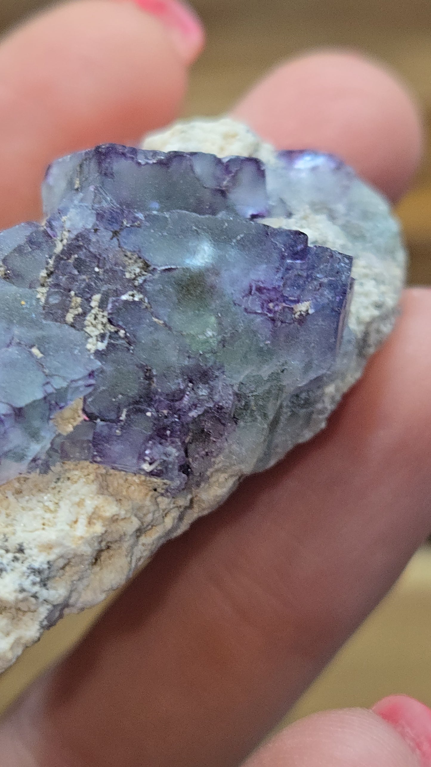 Fluorite and Aquamarine
