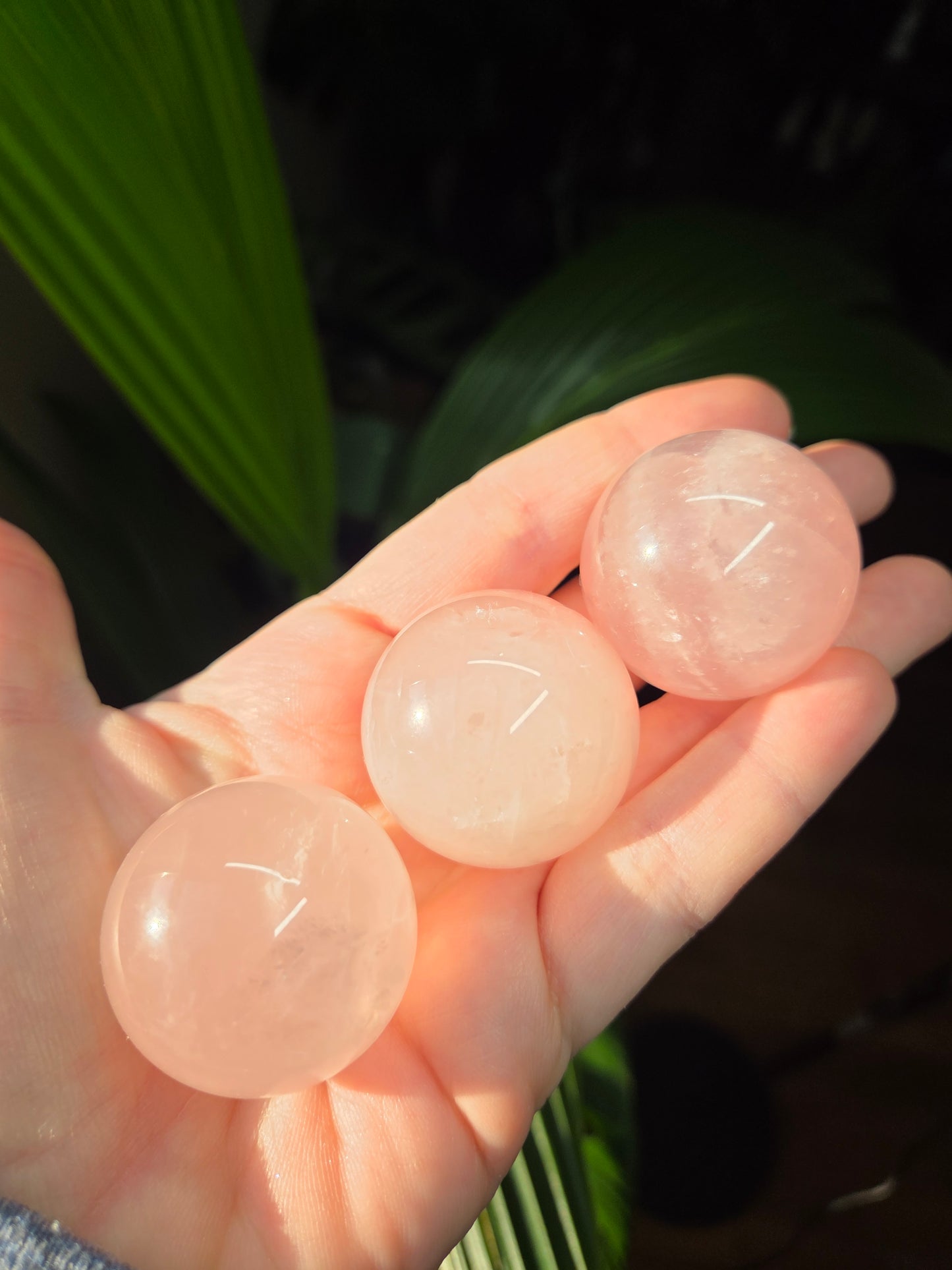 Rose Quartz Spheres (Small)