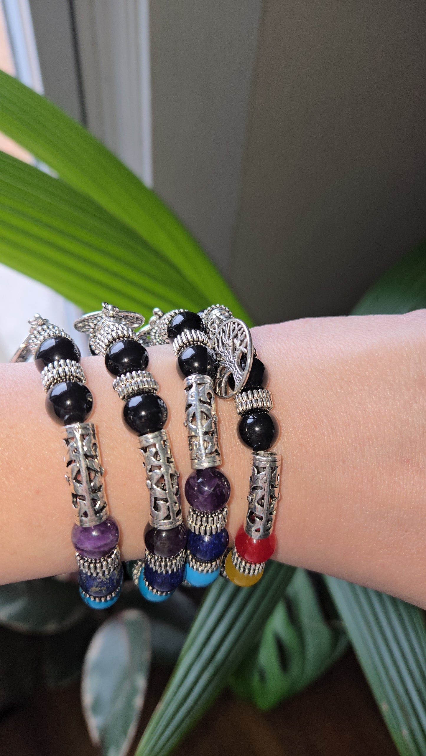 Chakra Tree of Life Braclet 10mm