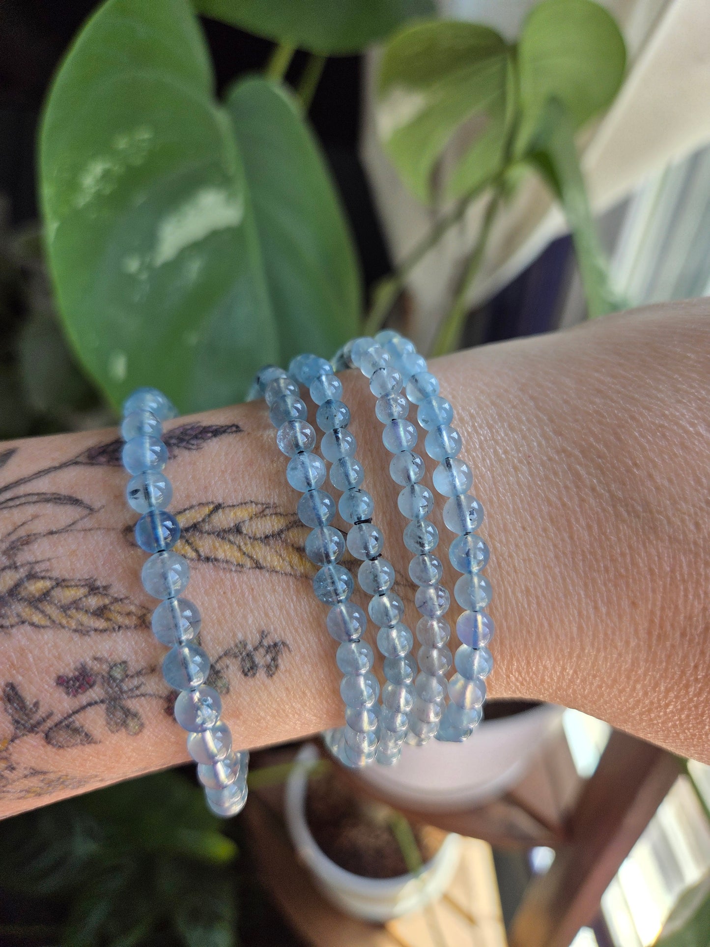 Aquamarine 4 to 6mm