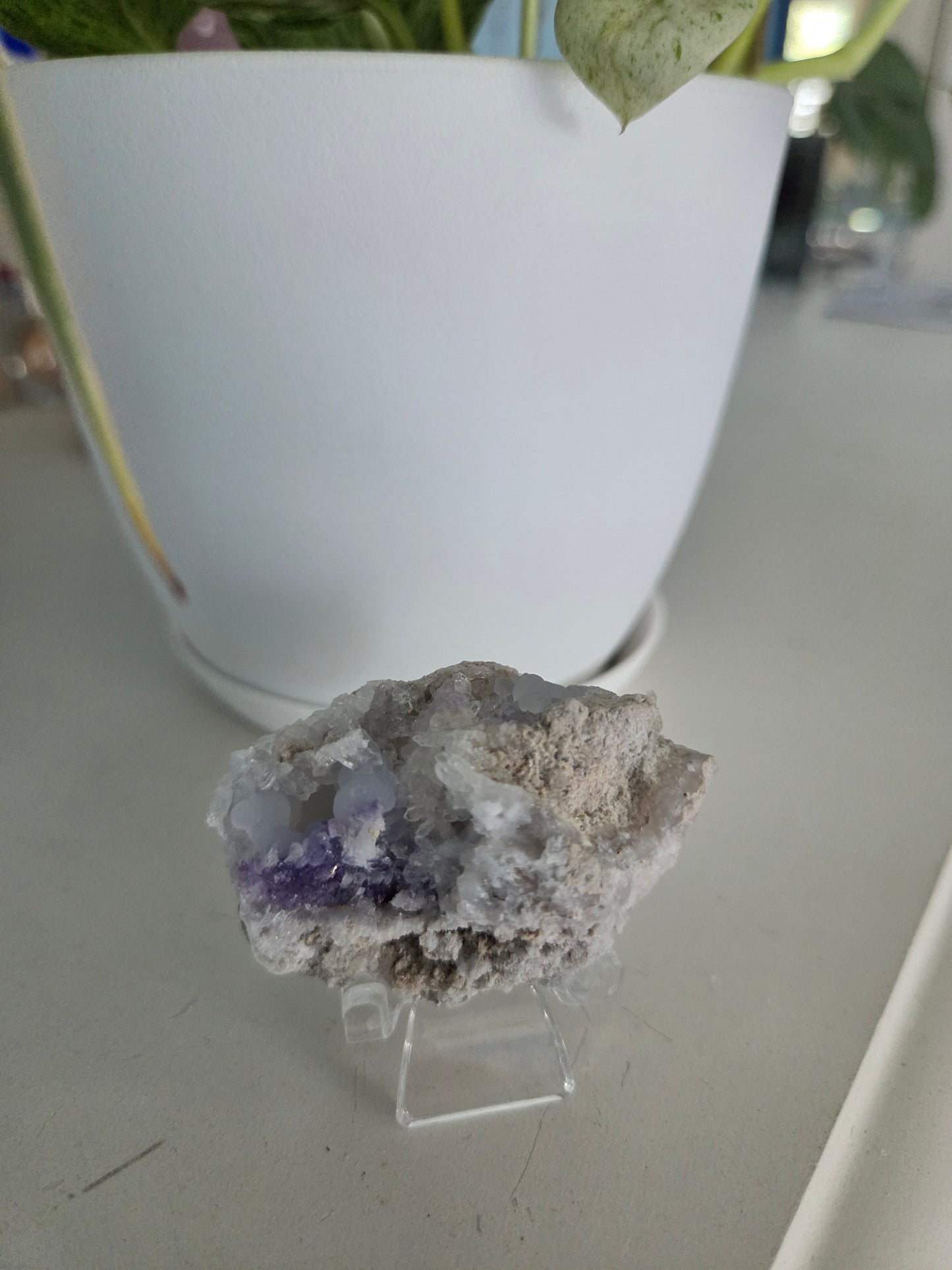 Spirit Flower Quartz Geode (C)