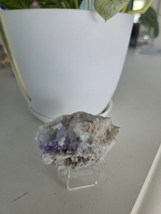 Spirit Flower Quartz Geode (C)