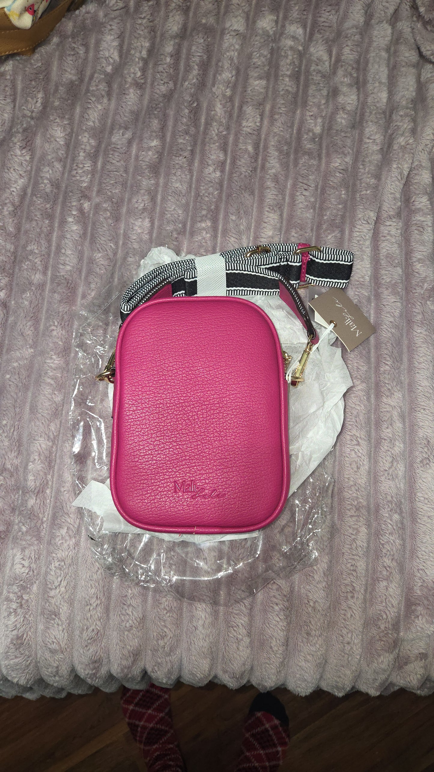Mali +Lili Kelly Hot Pink Crossbody