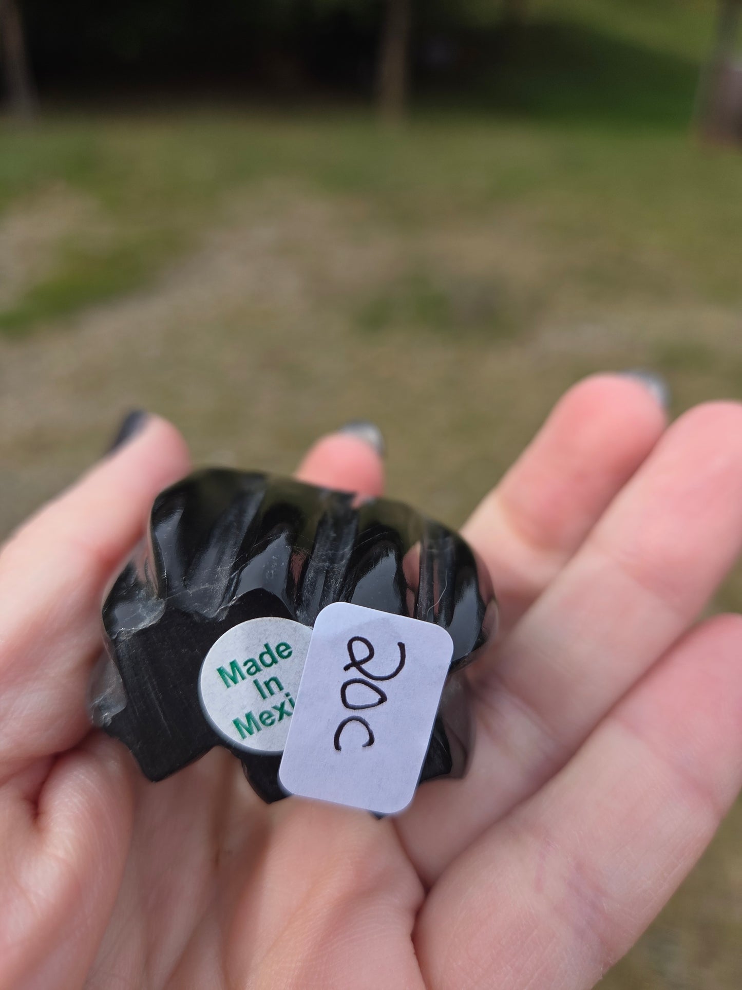 Black Marble Ghost Kitty