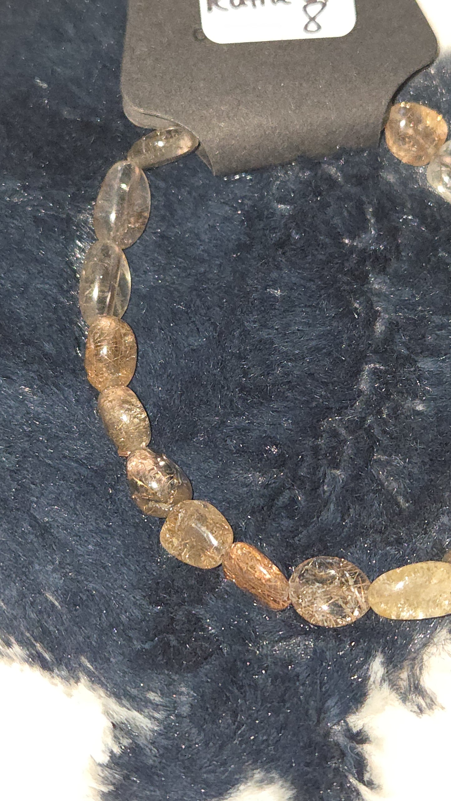 Copper Rutile Quartz Tumble Bracelet