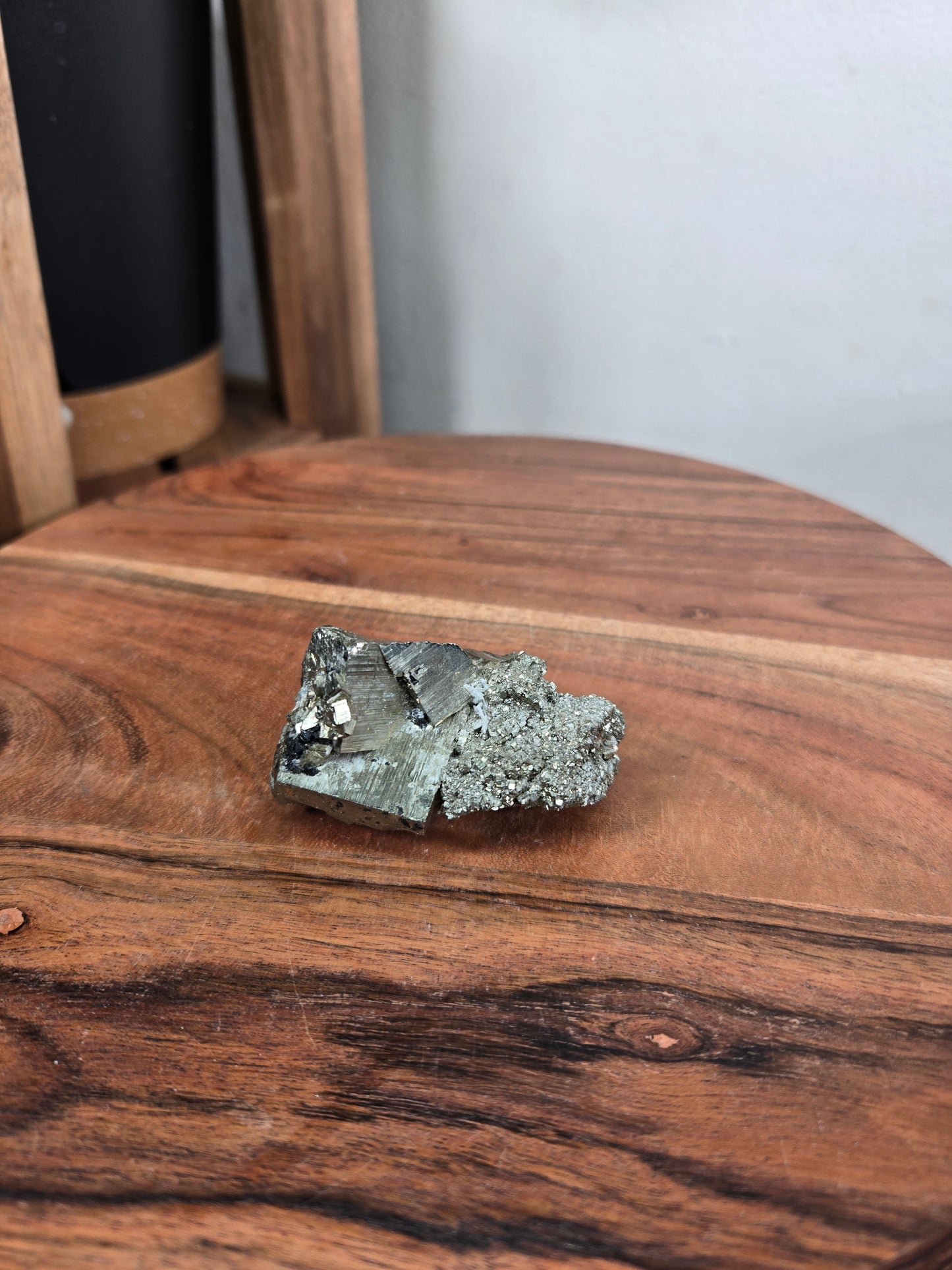 Cubic Pyrite with Quartz