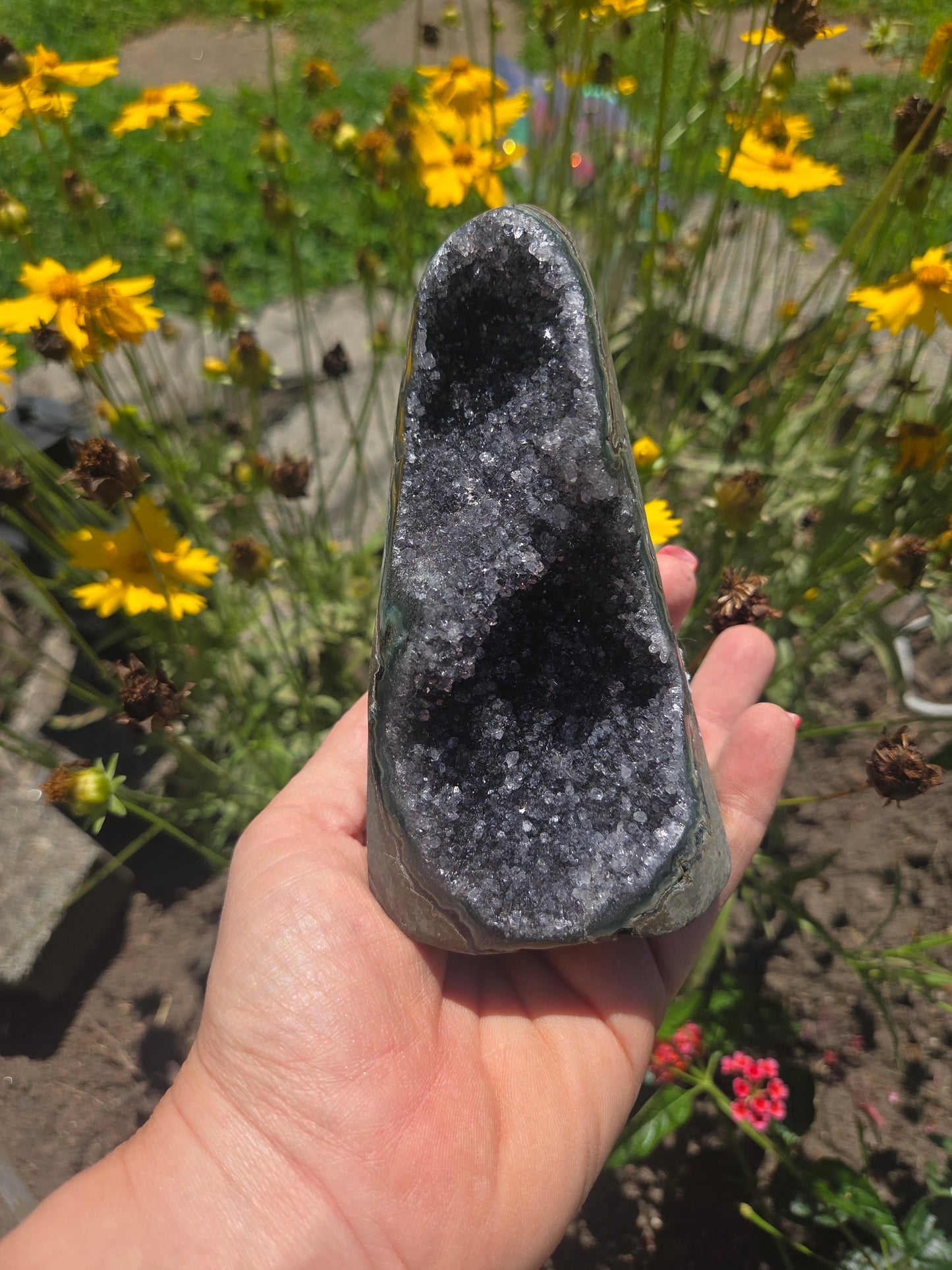 Deep Purple (almost black) Amethyst