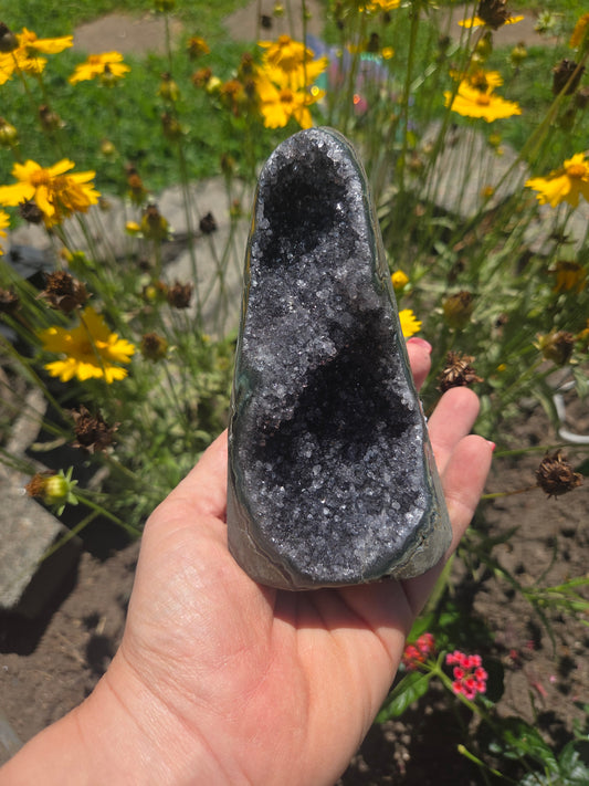 Deep Purple (almost black) Amethyst