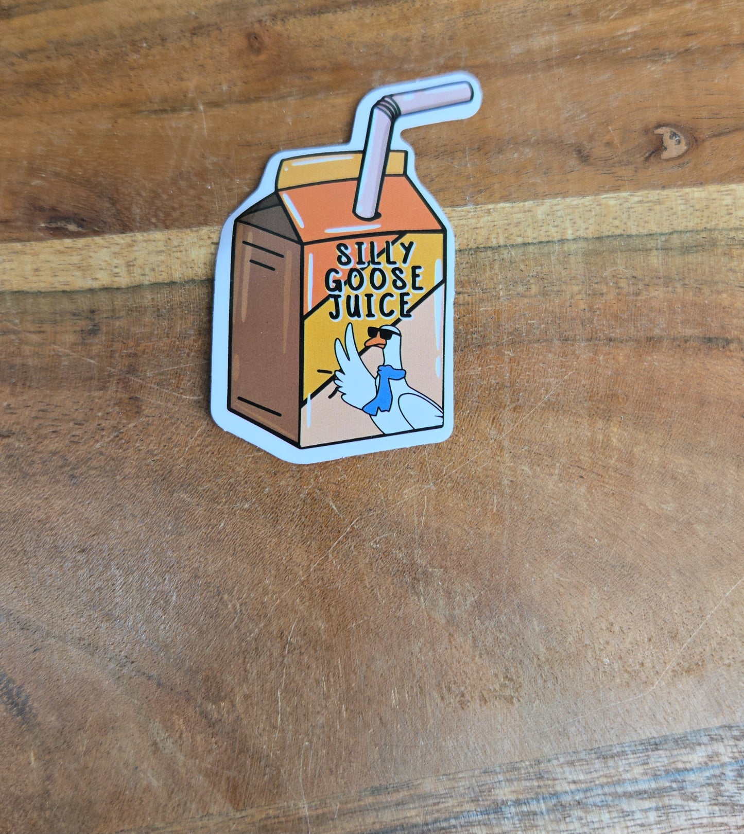 Silly Goose Juice Sticker