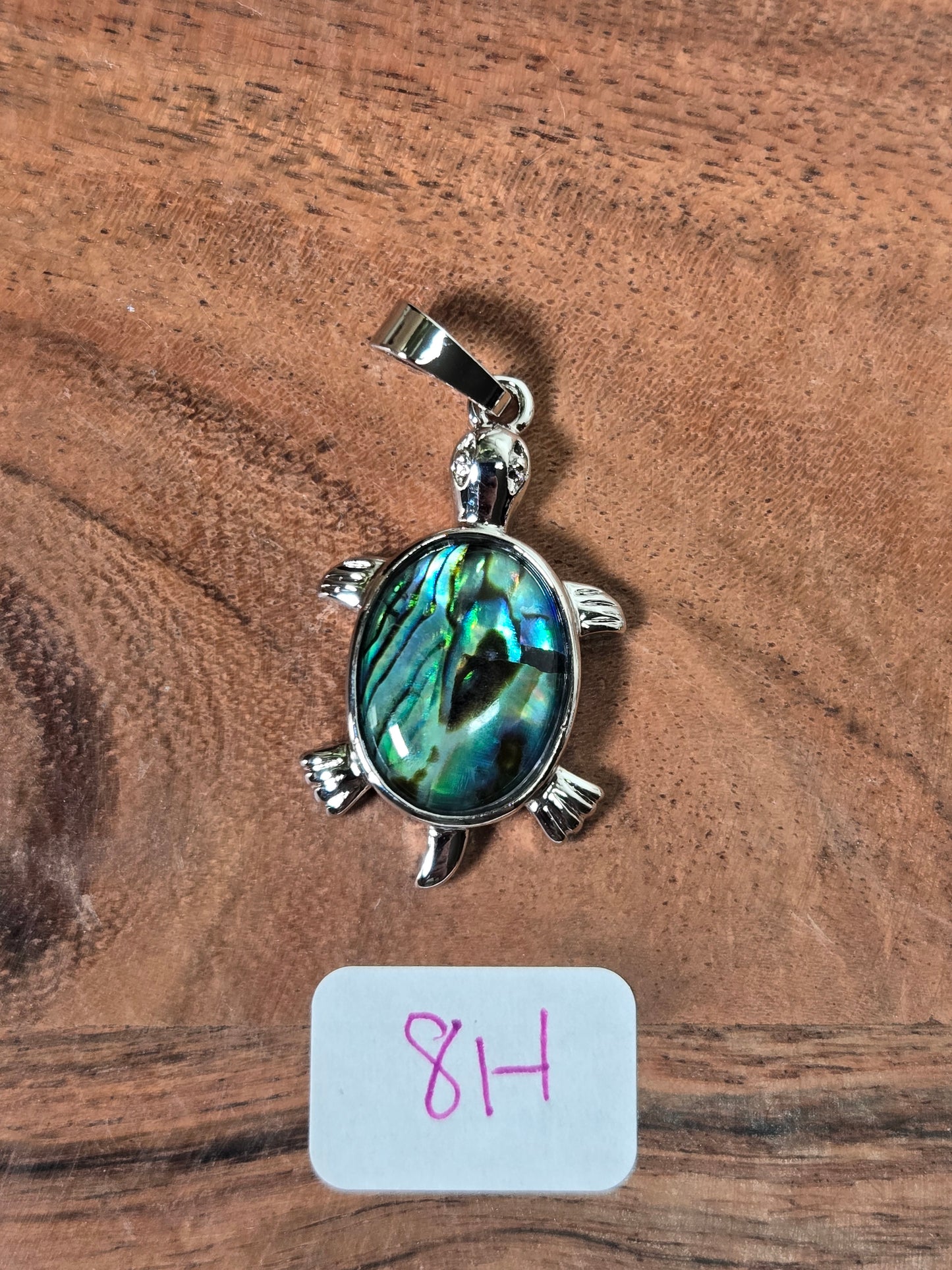 Abalone Shell Turtle Pendant