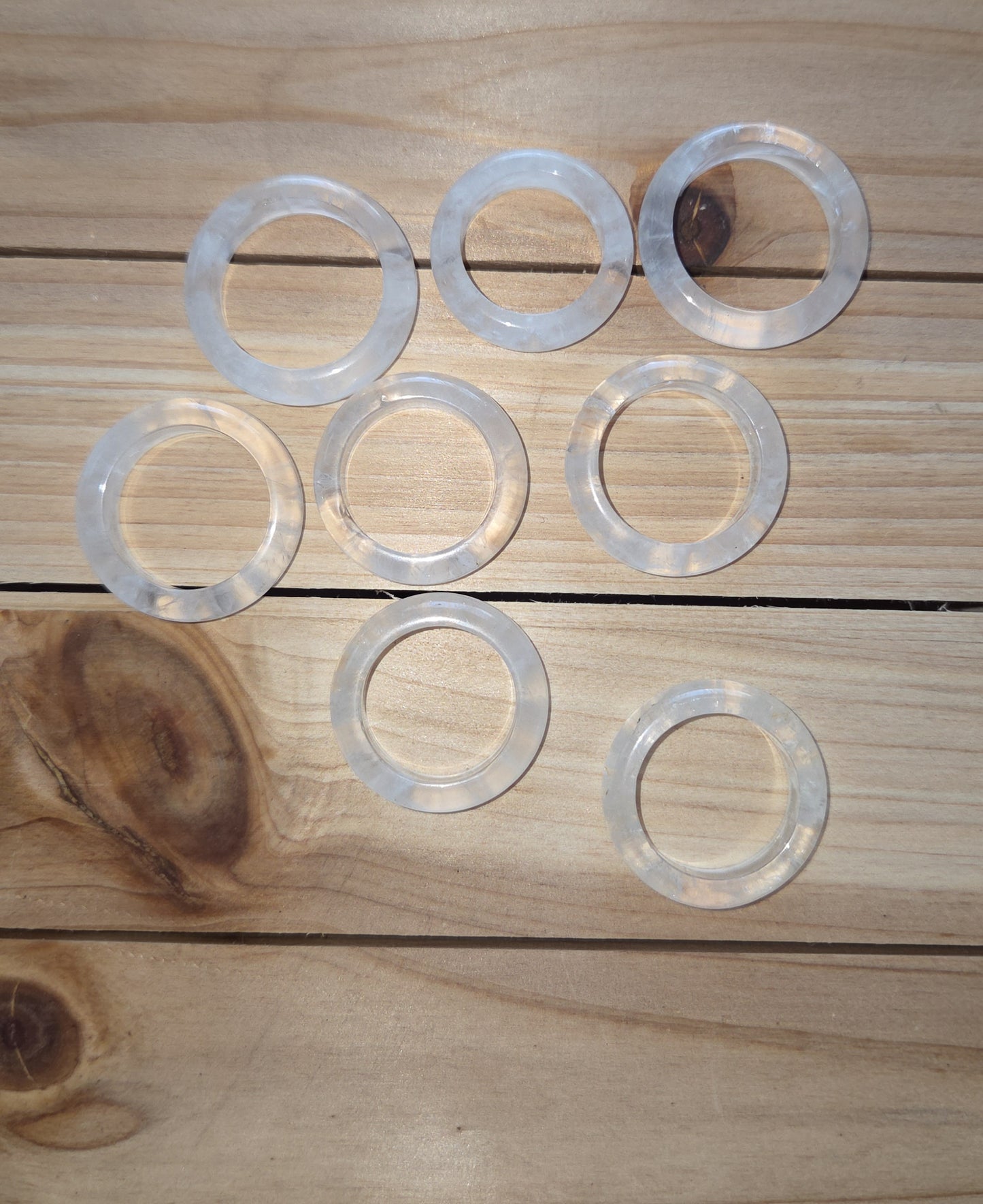 Clear Quartz Ring/ Sphere Holder