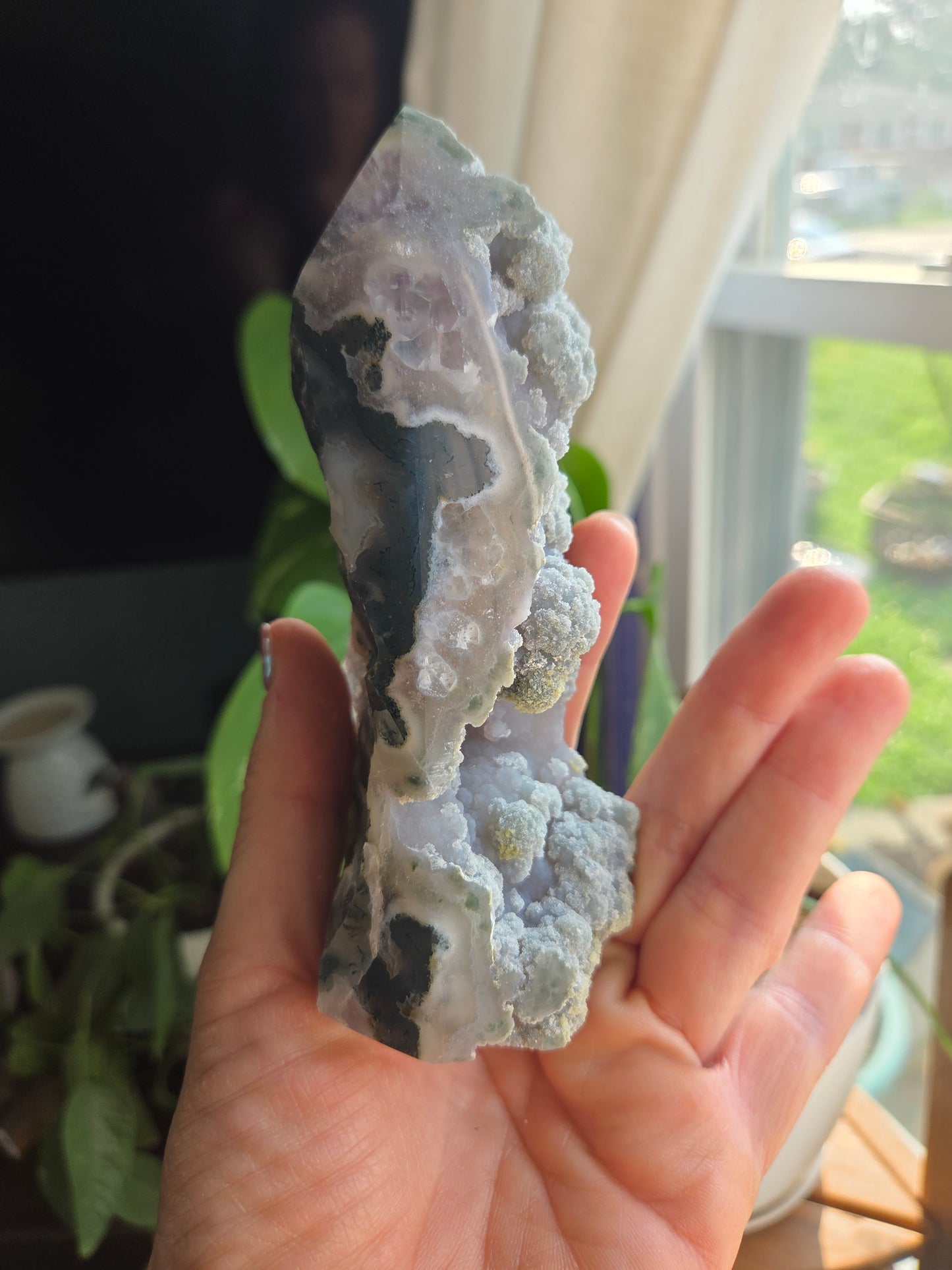 Moss with Amethyst Tower