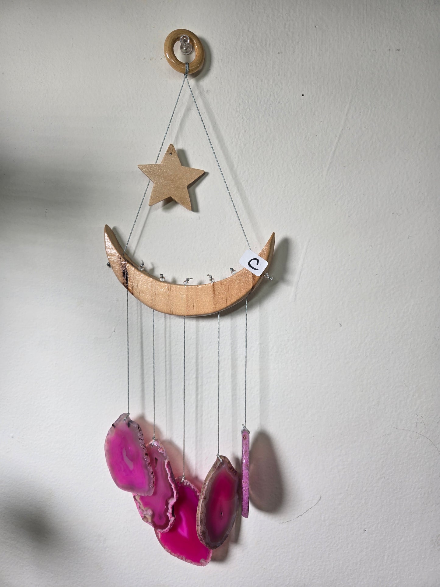 Dyed Agate Windchimes