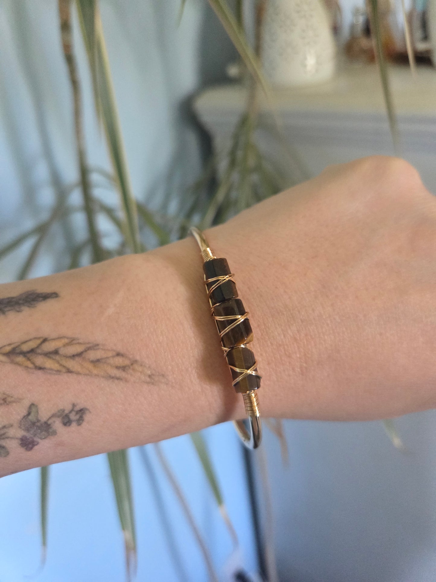Tiger Eye Cuff Bracelet