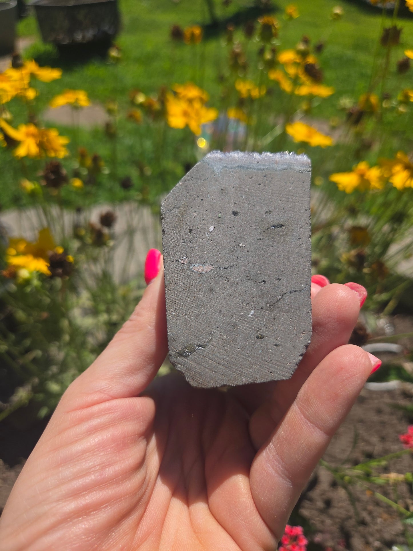 Grey/ Purple Amethyst Cutbase