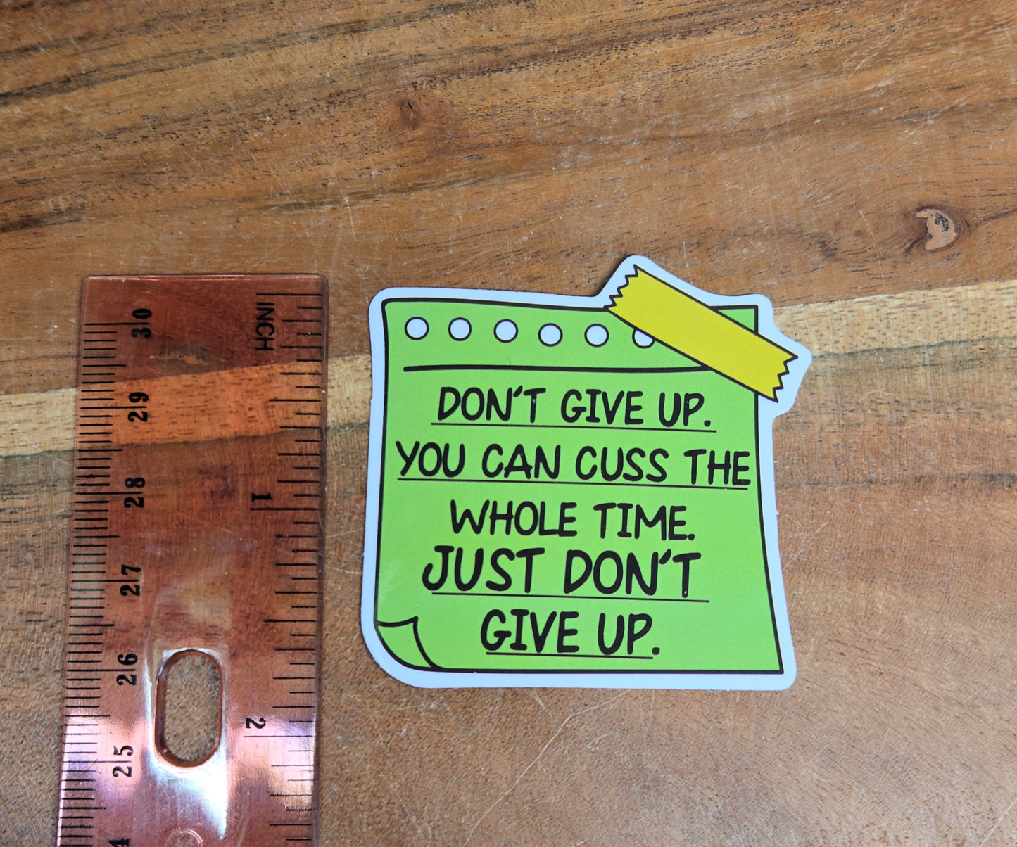 Don't Give Up Sticker