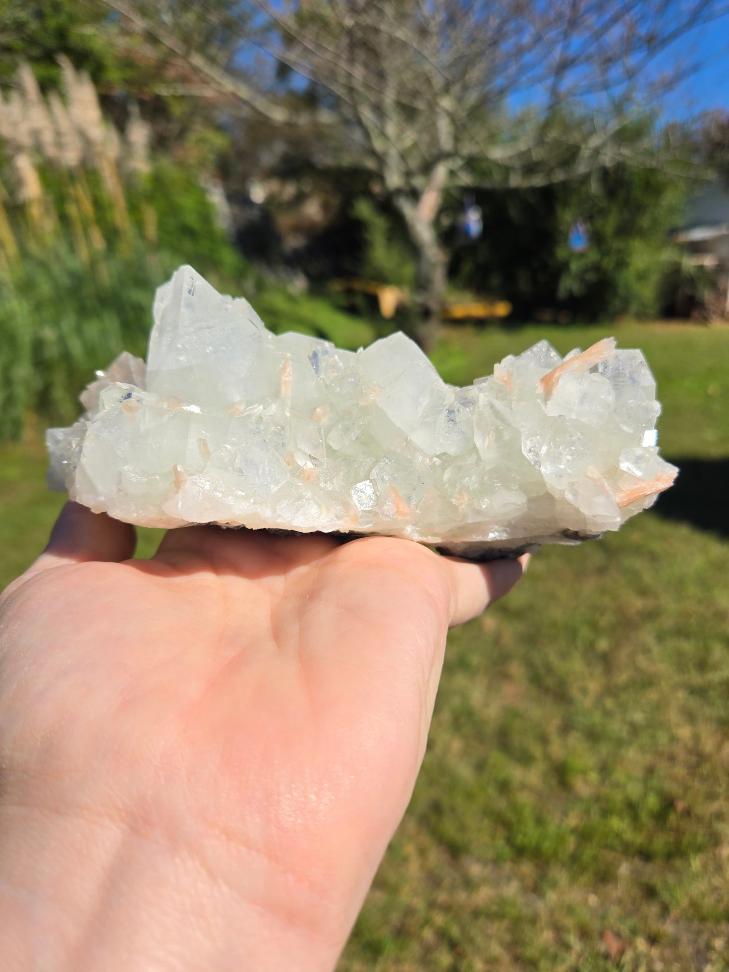 Diamond Apophyllite with Stilbite