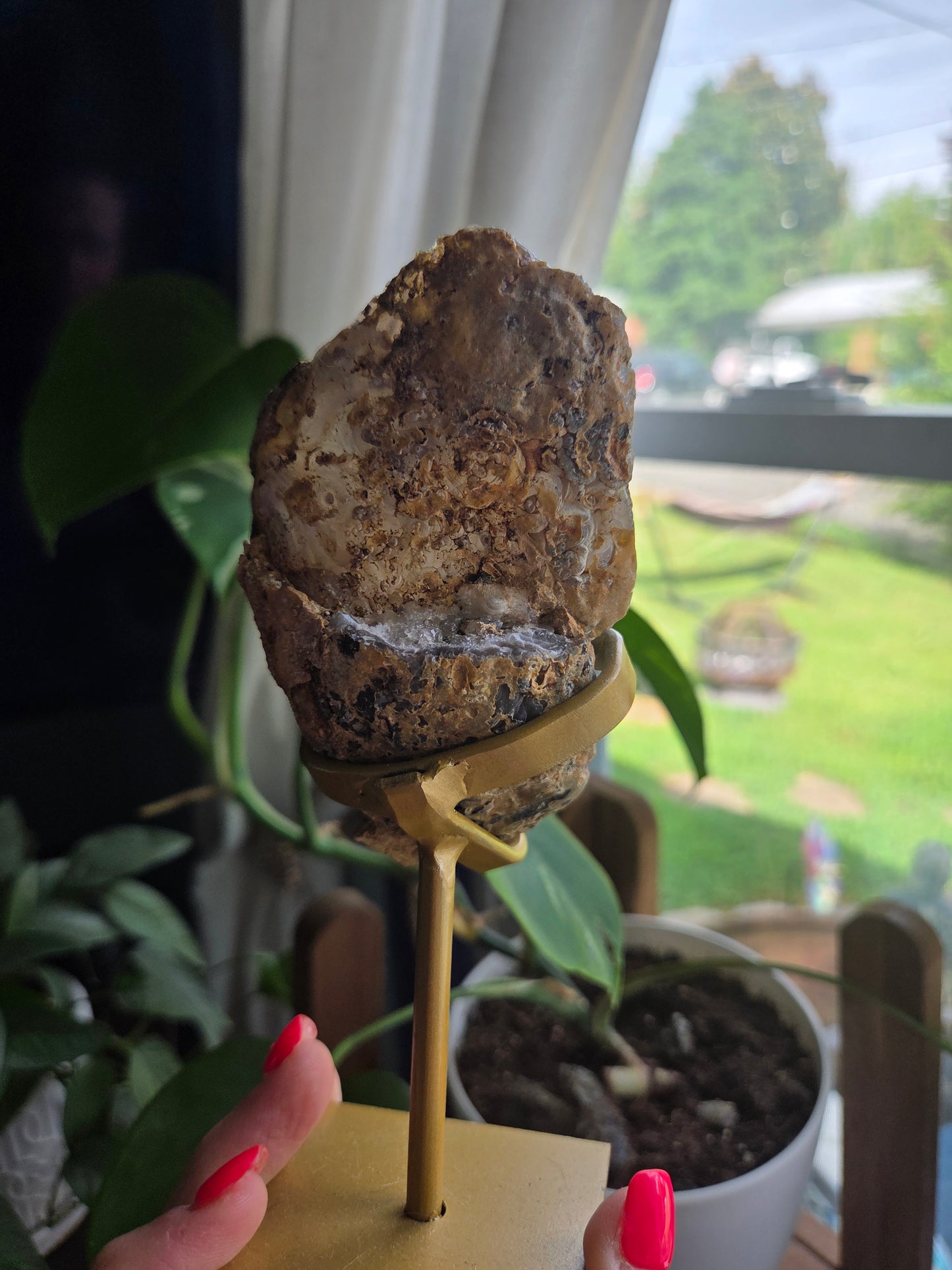 Geode on Stand