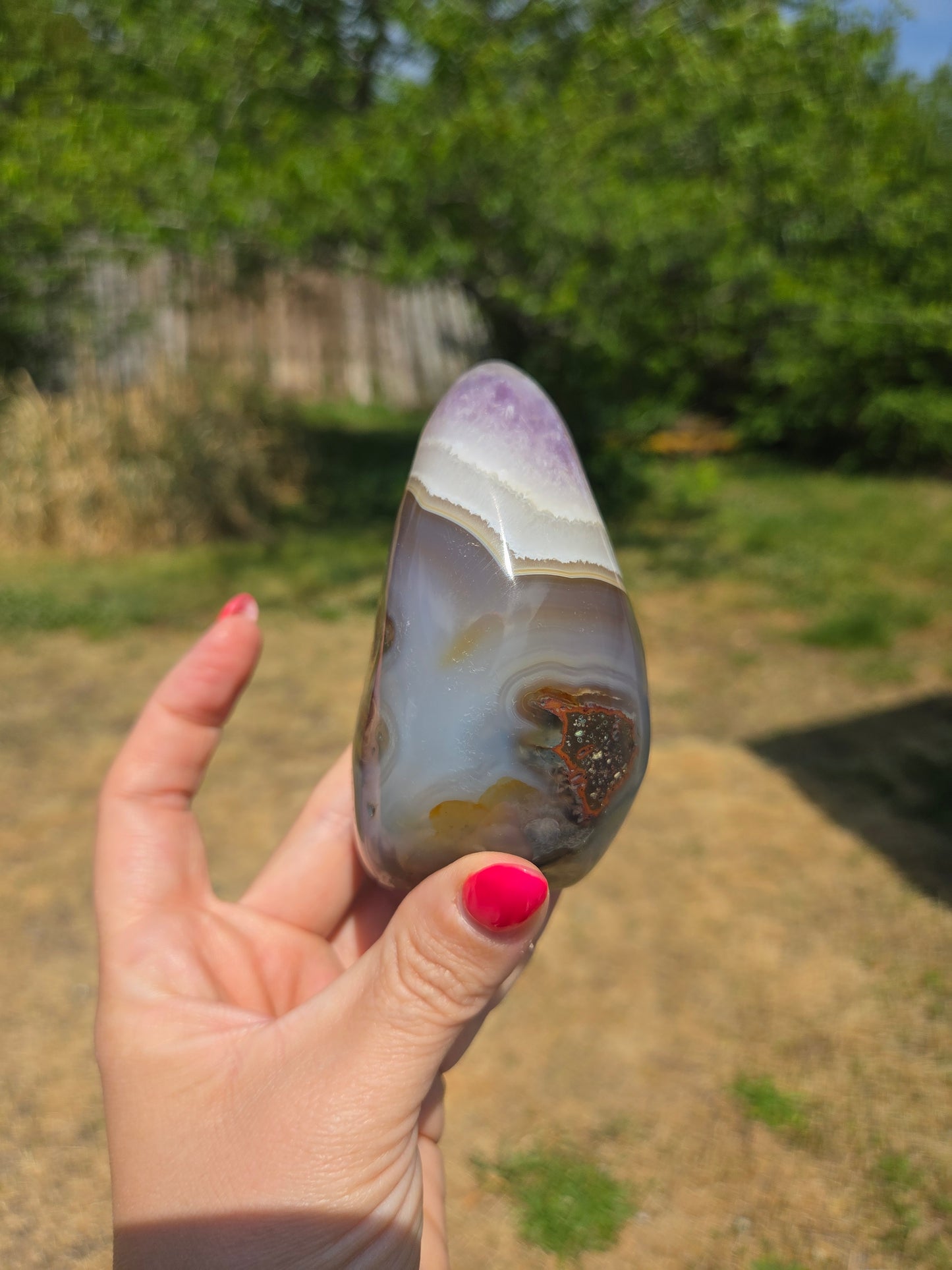 Amethyst and Agate Freeform