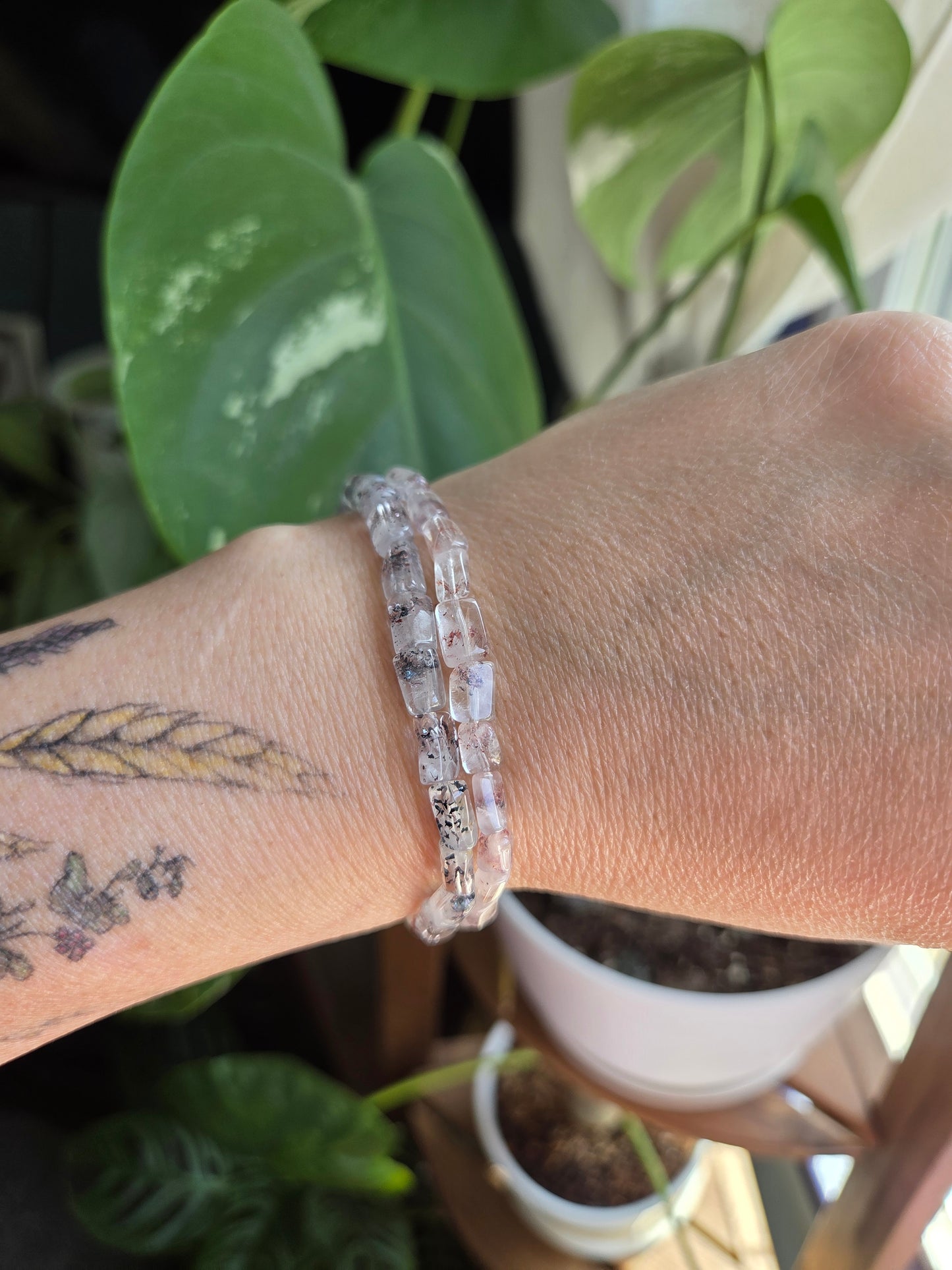 Hematite Quartz Bracelet