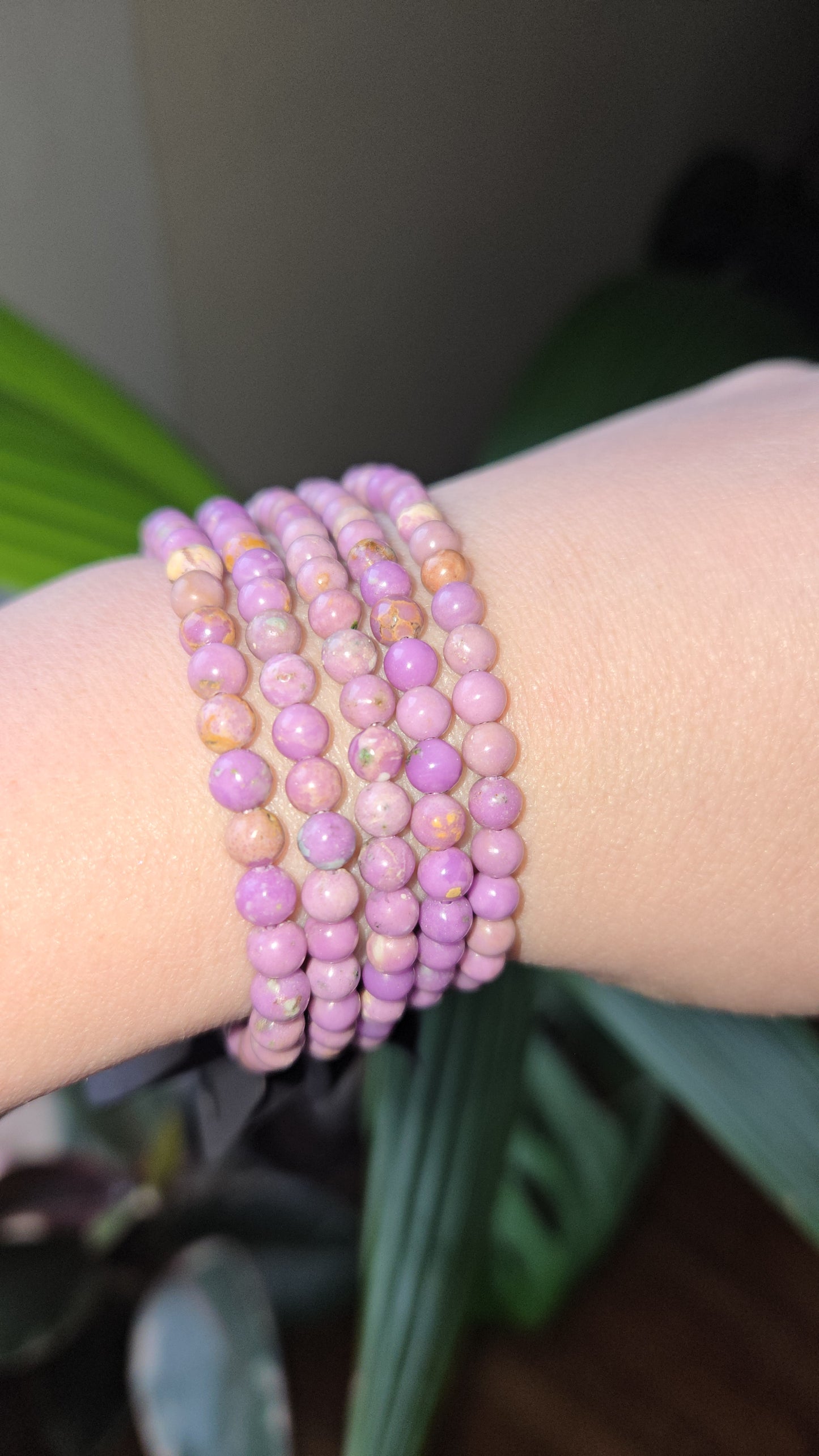 Phosphosiderite 5mm Bracelet