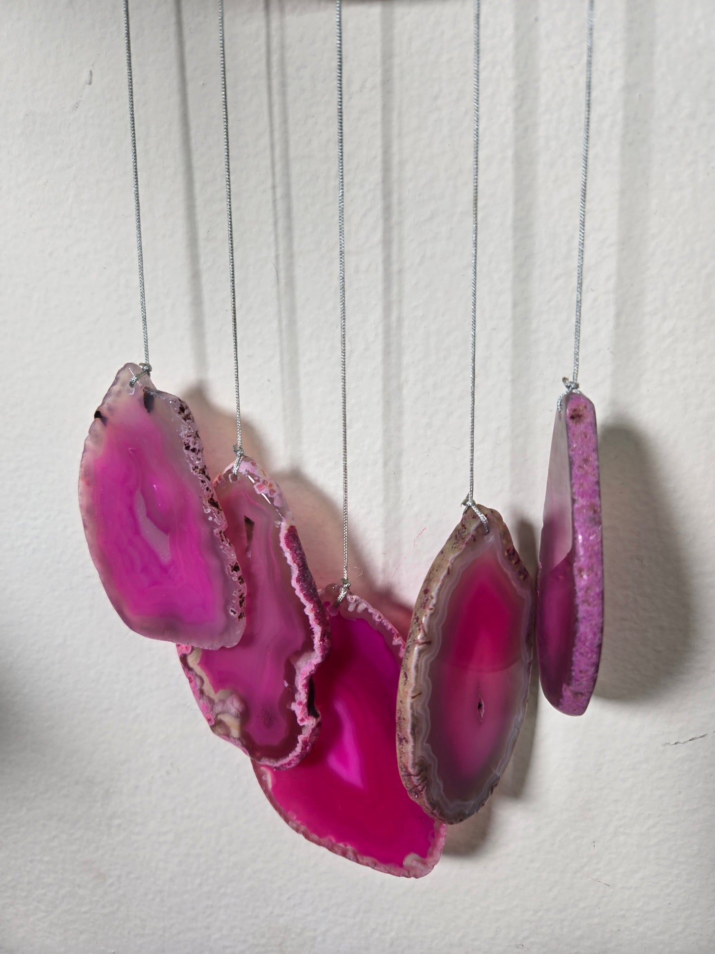 Dyed Agate Windchimes