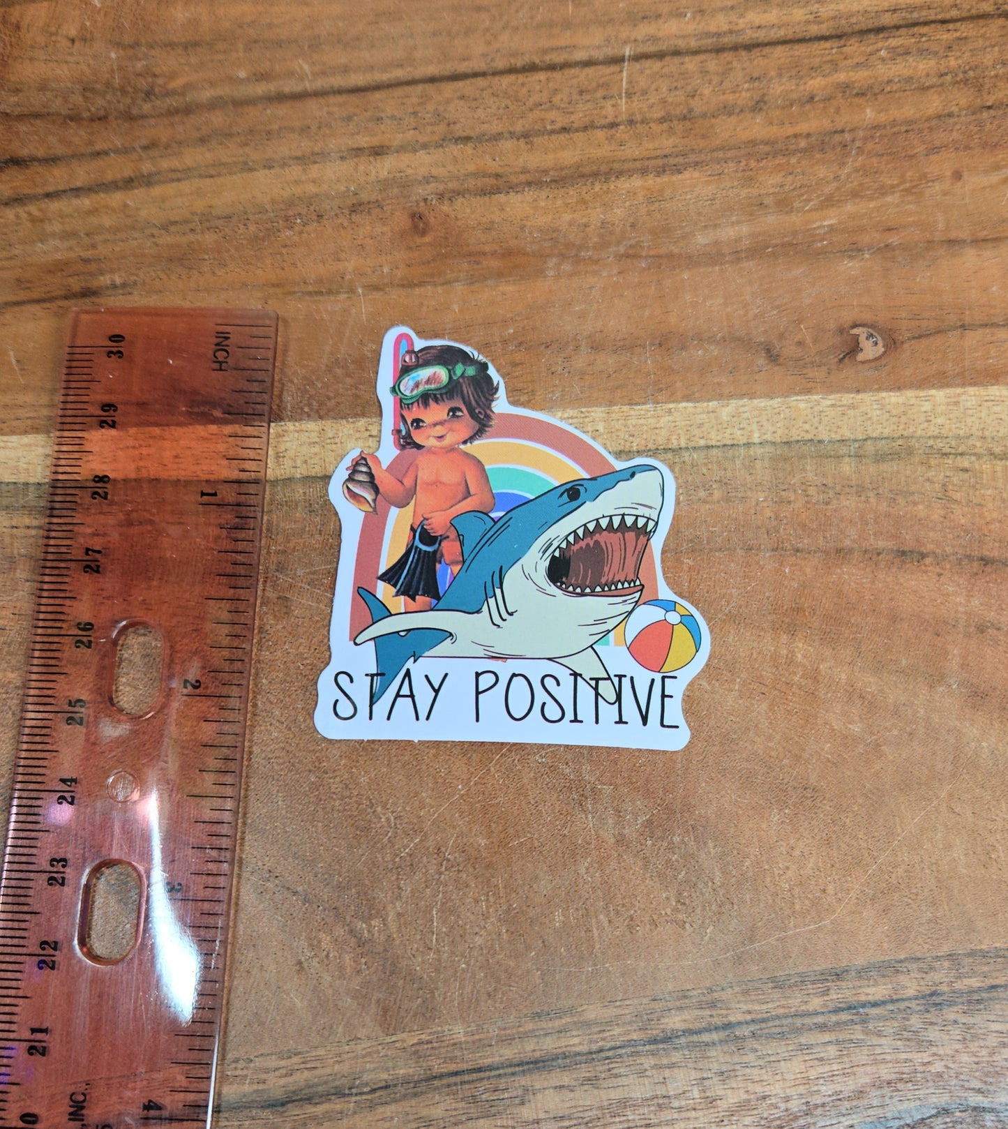 Stay Positive Sticker