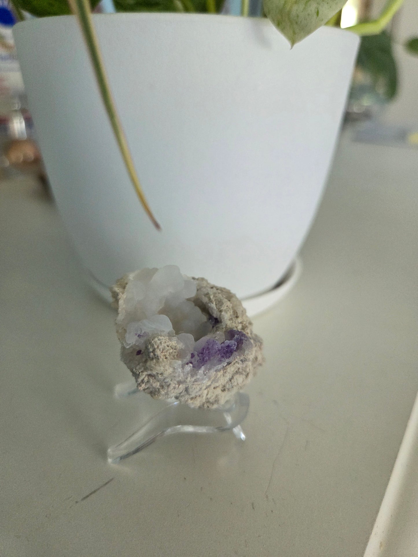 Spirit Flower Quartz Geode