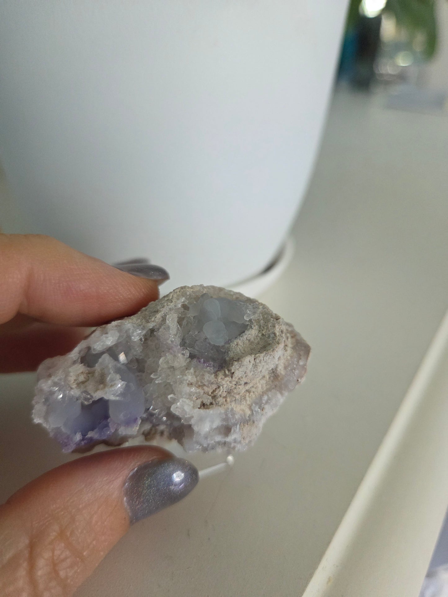 Spirit Flower Quartz Geode (C)