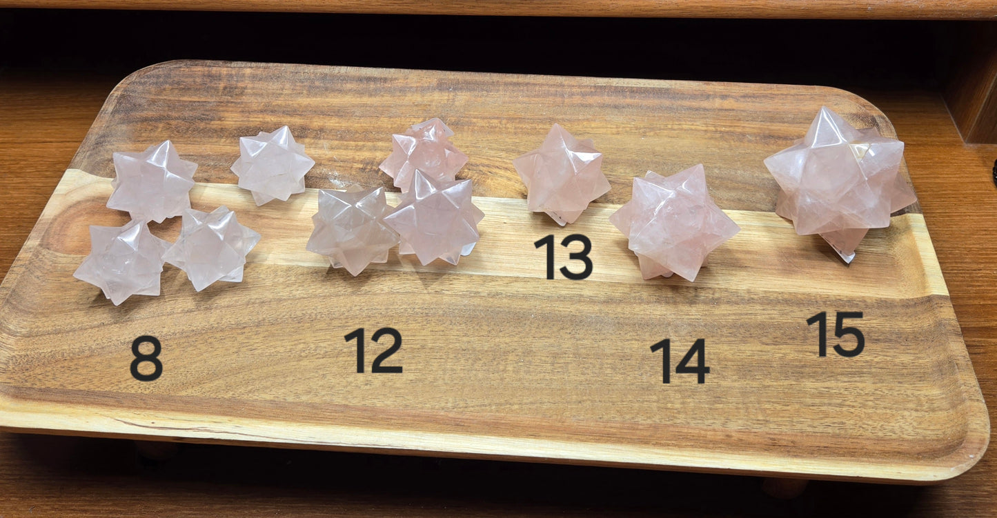 Merkaba Rose Quartz