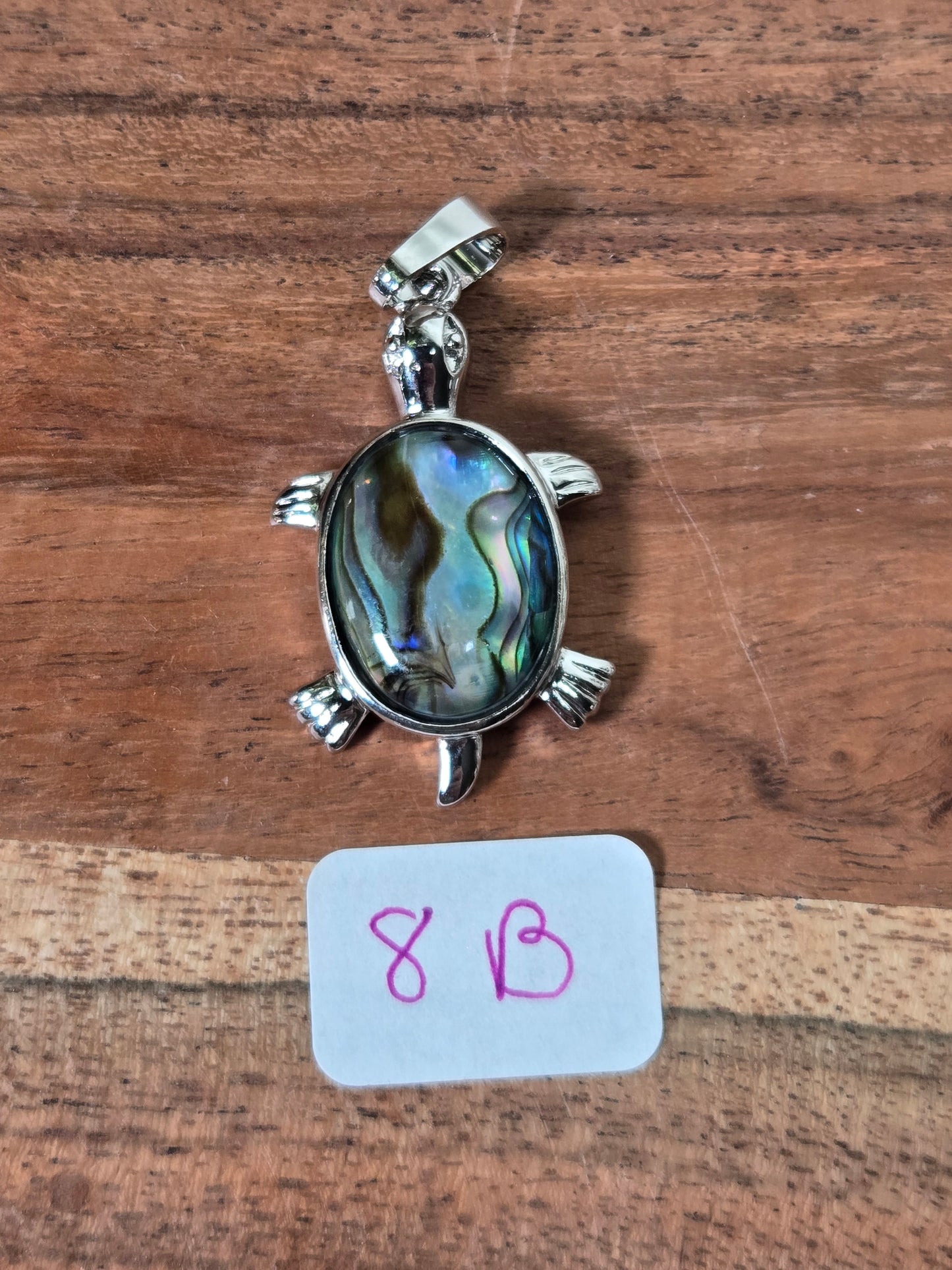 Abalone Shell Turtle Pendant