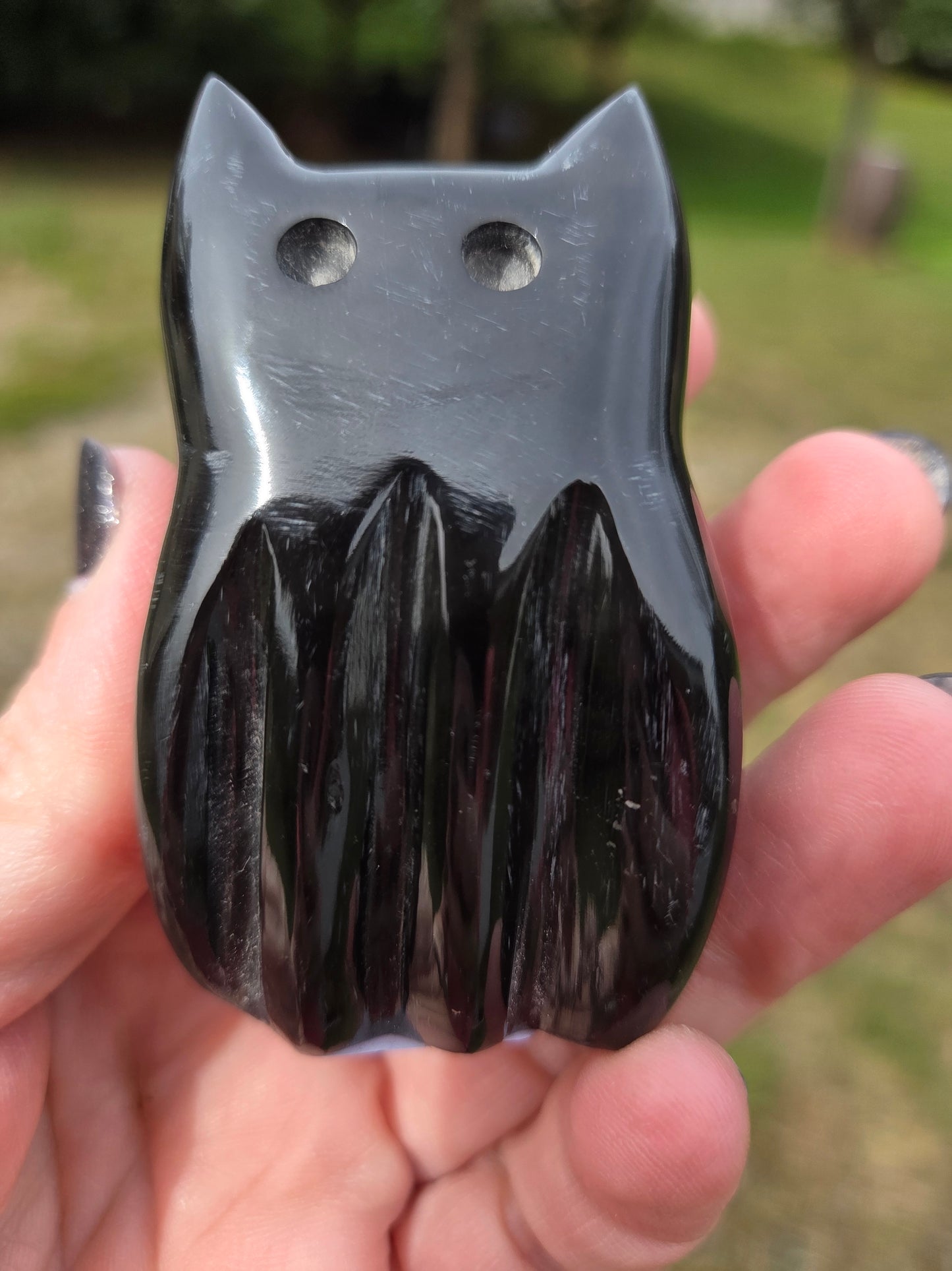 Black Marble Ghost Kitty