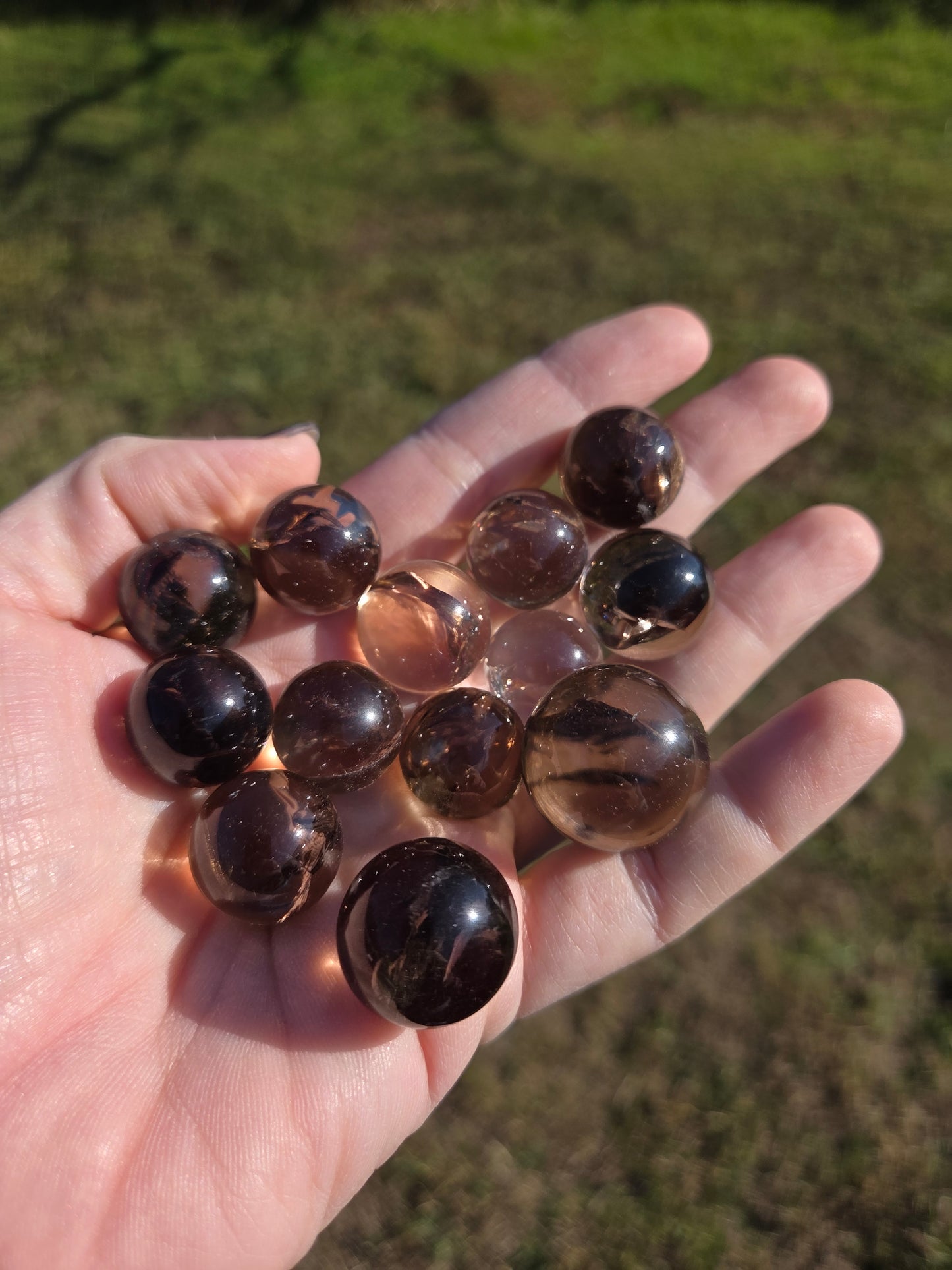 Mini Smokey Quartz Sphere