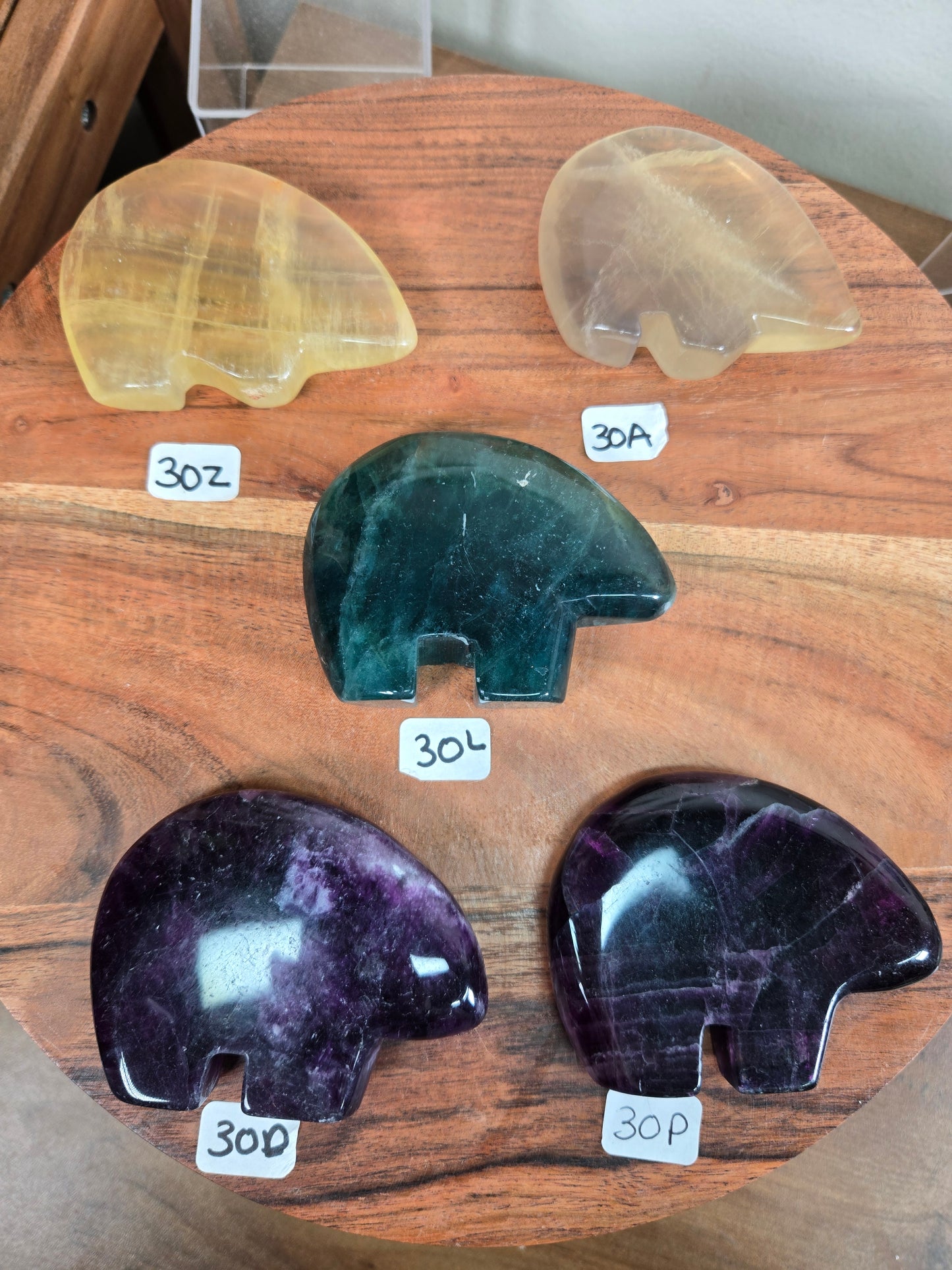 Zuni Fluorite Bears