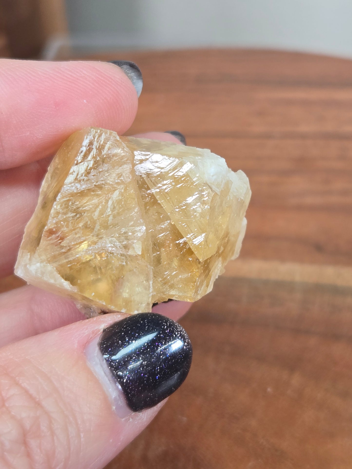 Honey Calcite Cube (India)