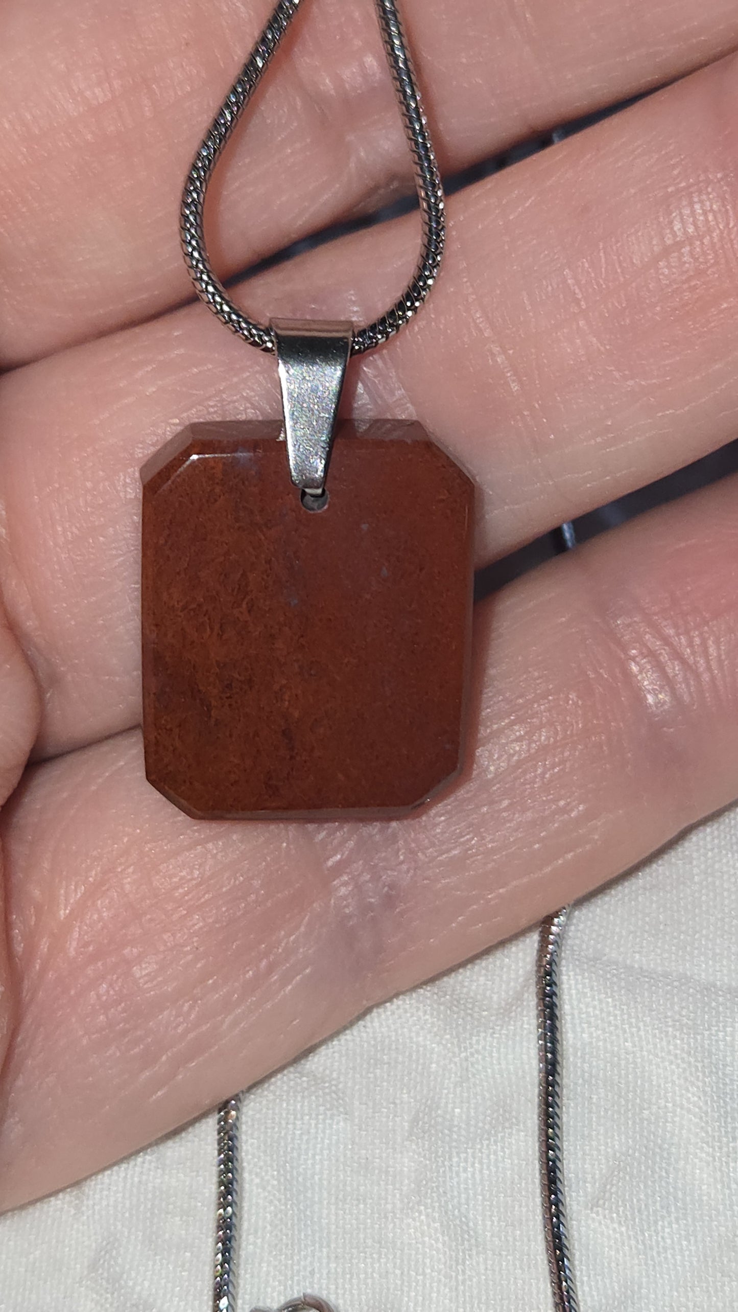 Red Moss Necklace
