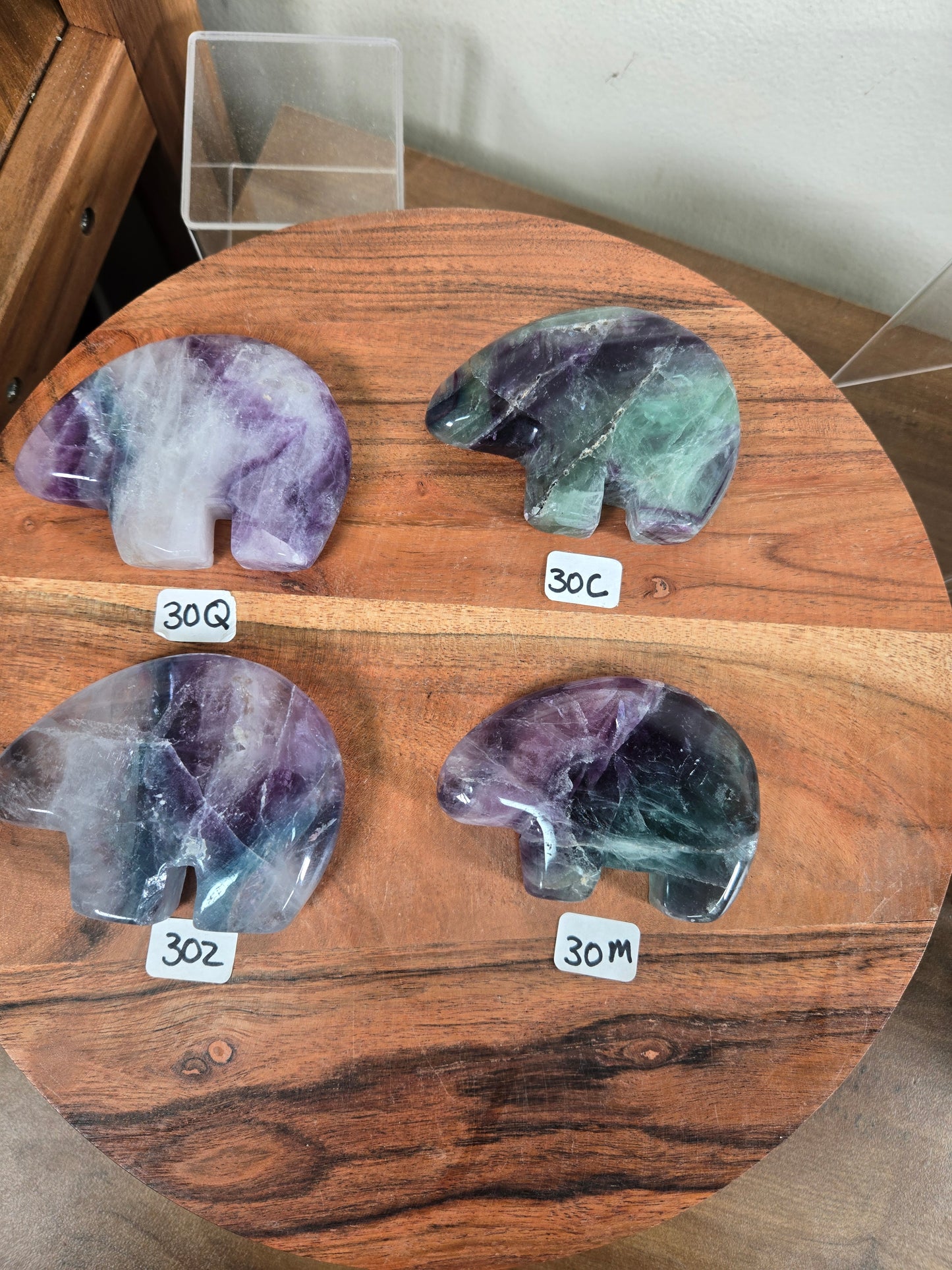 Zuni Fluorite Bears