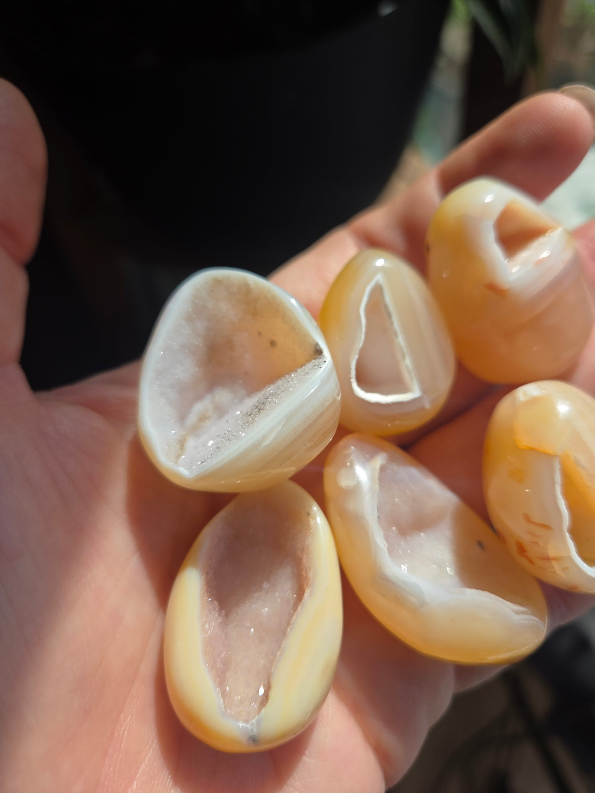 Druzy Agate Eggs (6)