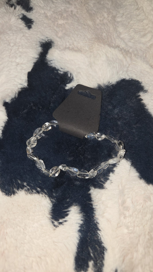 Clear Quartz Tumble Bracelet