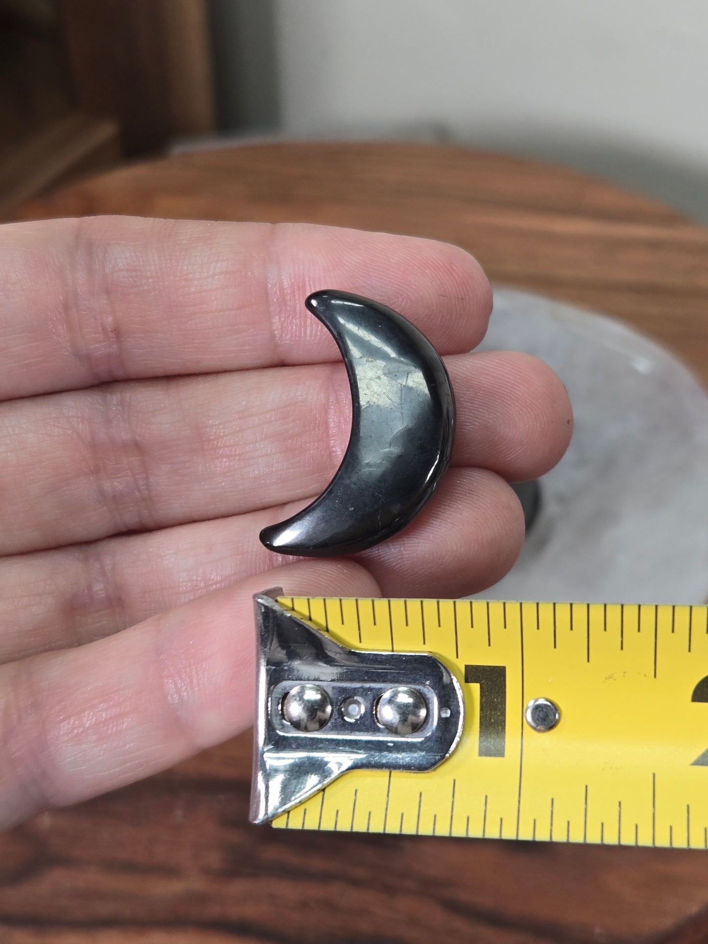 Shungite mini moons 1"x1"