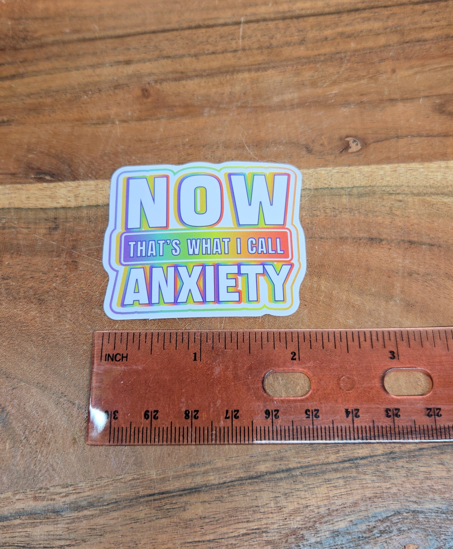 Now That's What I Call Anxiety Sticker